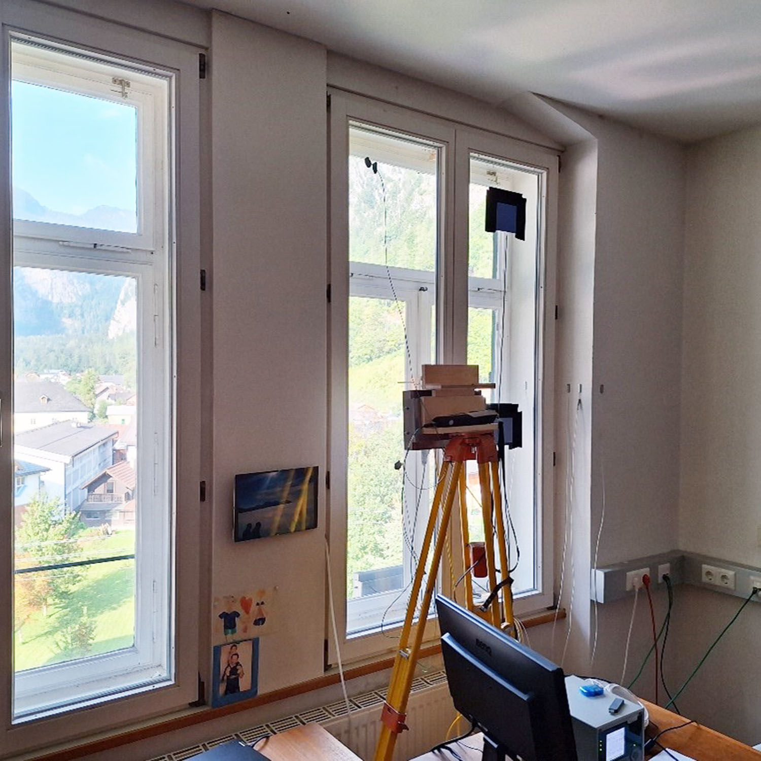 Gespräch über Kastenfenster