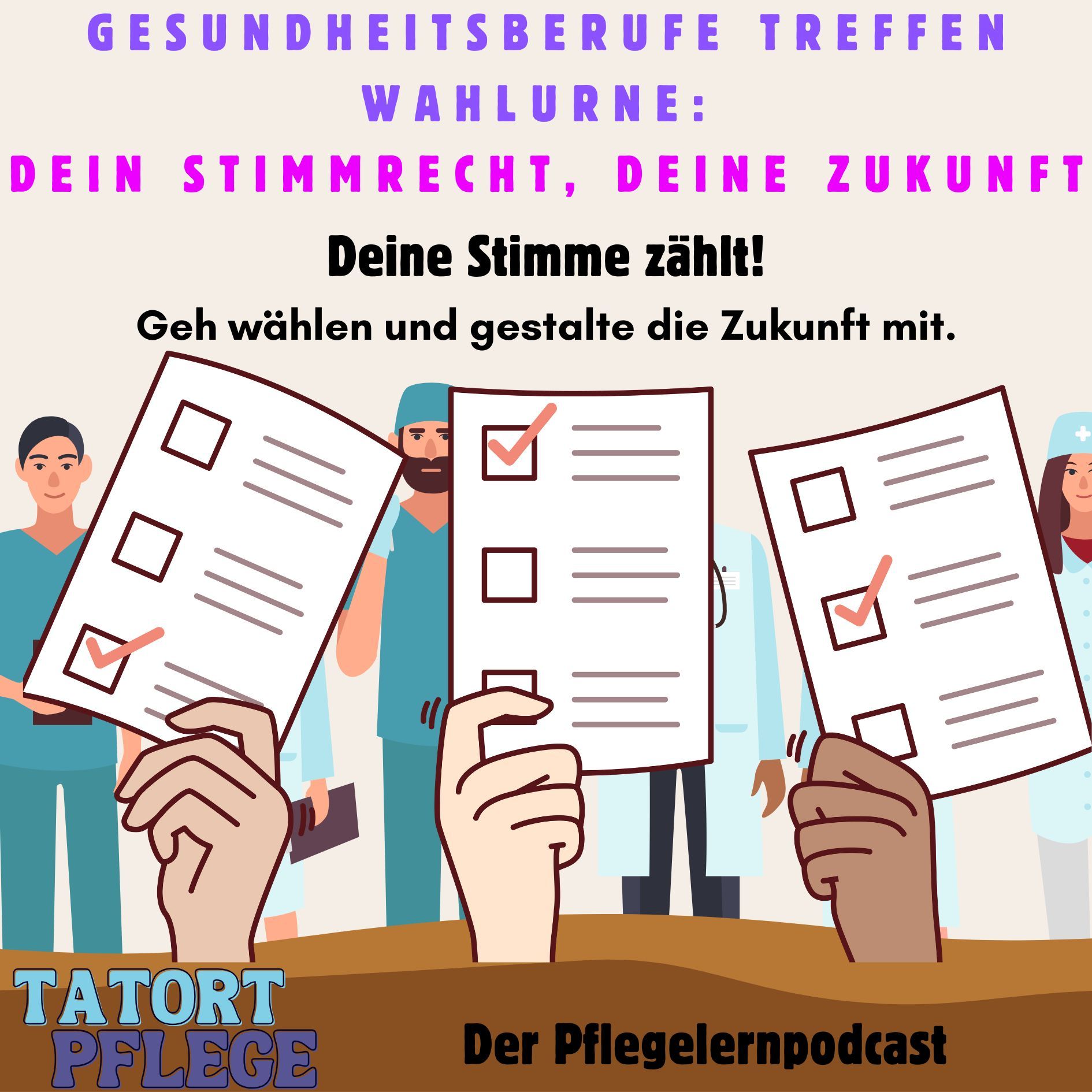 Gesundheitsberufe treffen Wahlurne