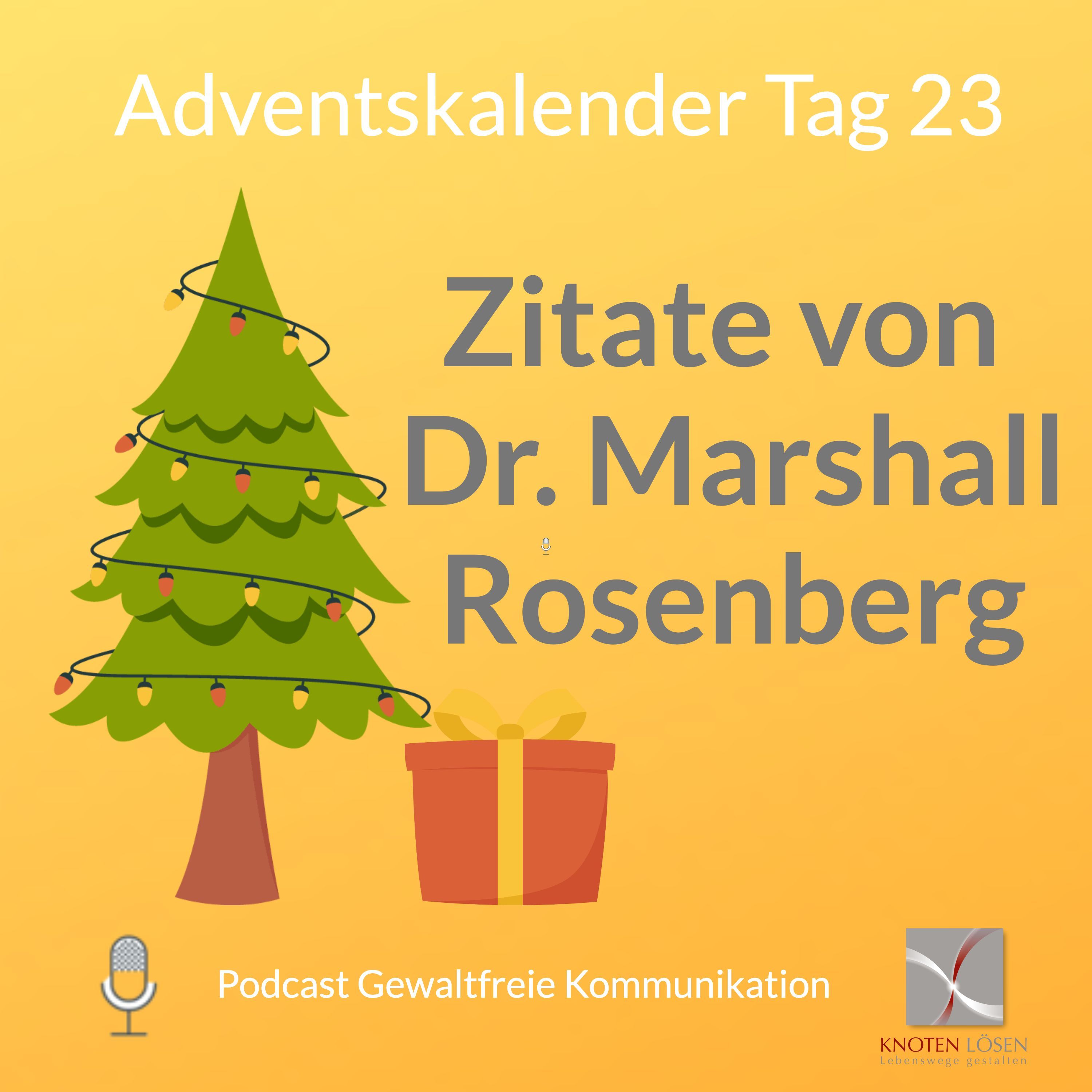 Gewaltfreier Adventskalender | Tag 23