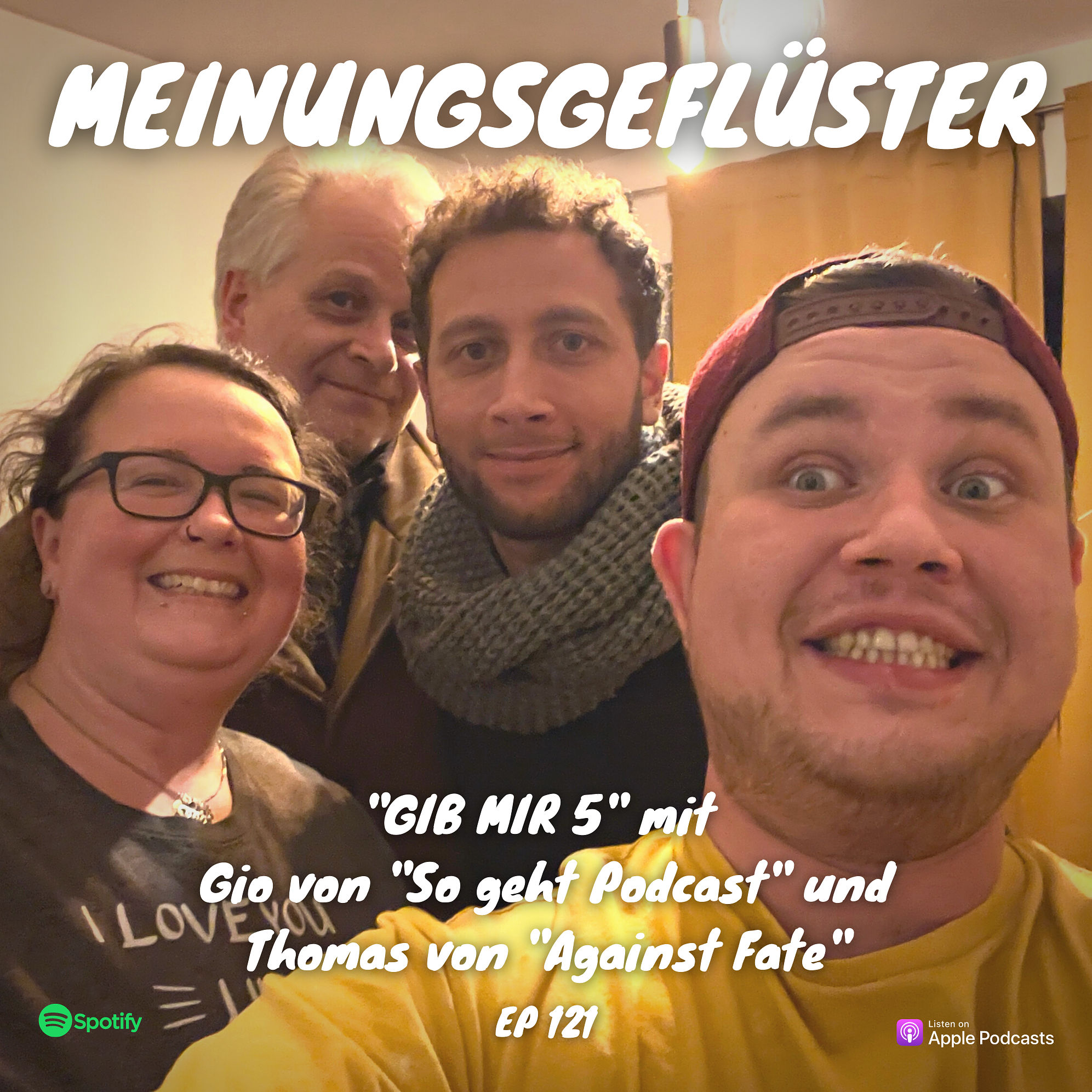 Gib mir 5 mit So geht Podcast und Against fate EP 121