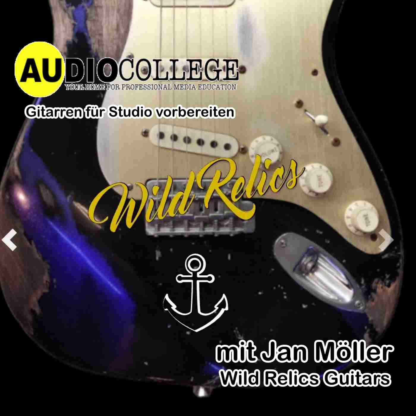 Gitarren für Studio vorbereiten