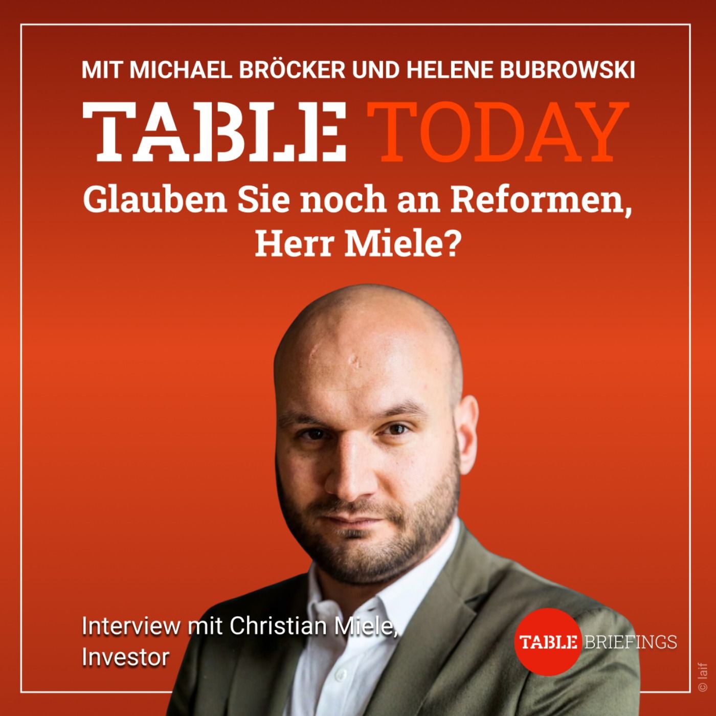 Glauben Sie noch an Reformen, Herr Miele?