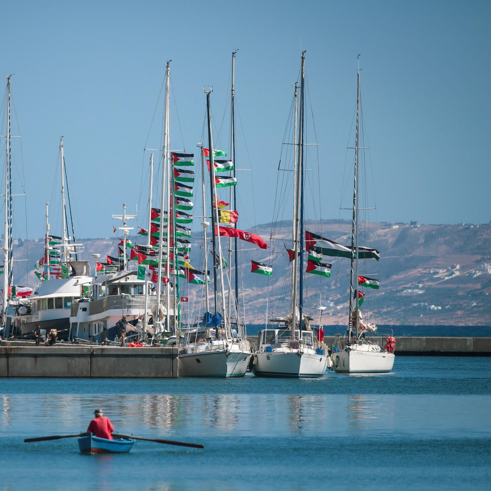 „Global Sumud Flotilla“ - Israels Militär stoppt Schiffe auf dem Weg nach Gaza