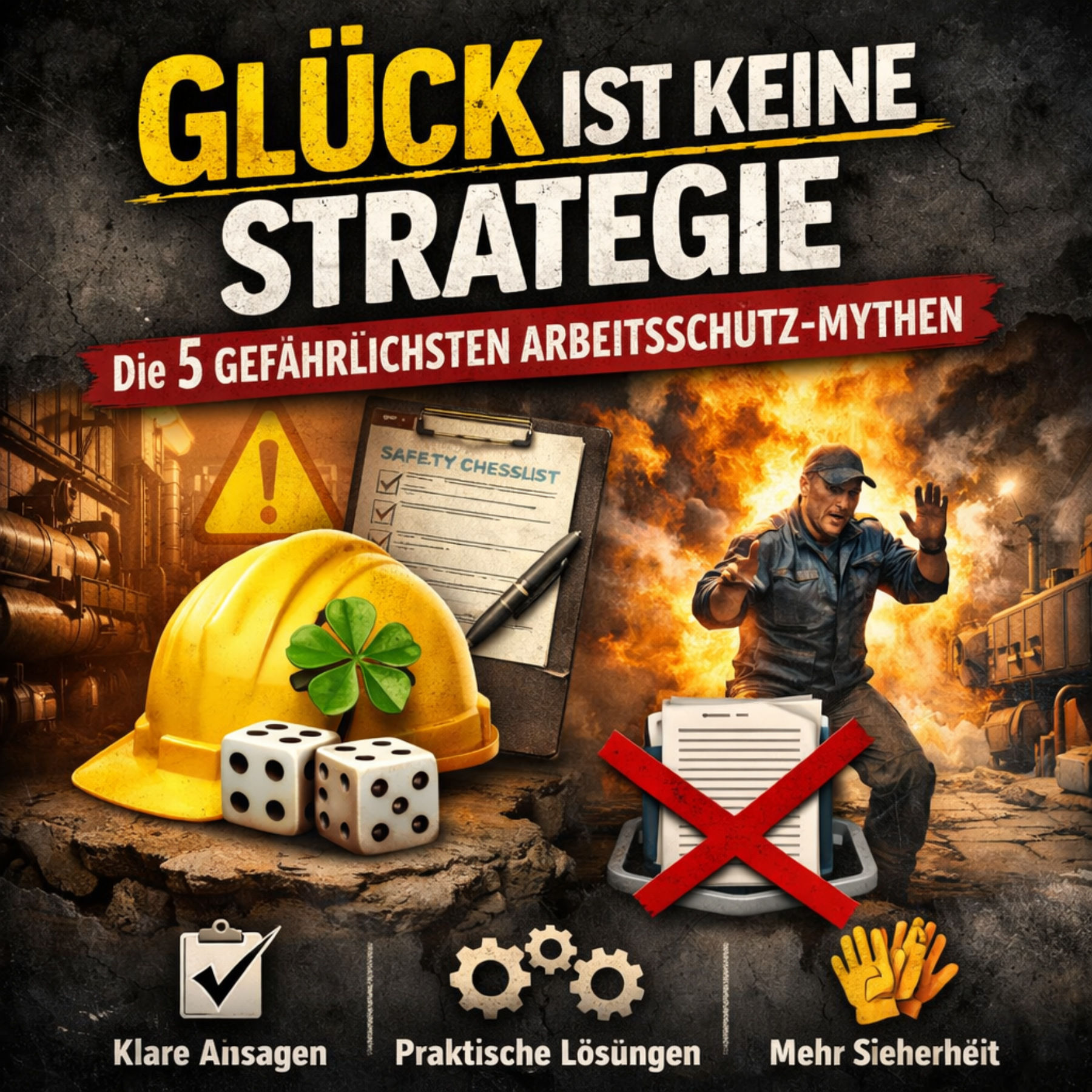 Glück ist keine Strategie: Die 5 gefährlichsten Arbeitsschutz-Mythen