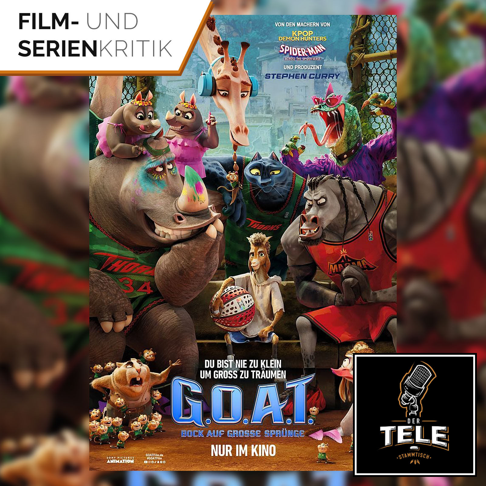 G.O.A.T. – Bock auf große Sprünge | "Zoomania" trifft "Into the Spider-Verse": Wie hoch punktet Sony Animation diesmal?