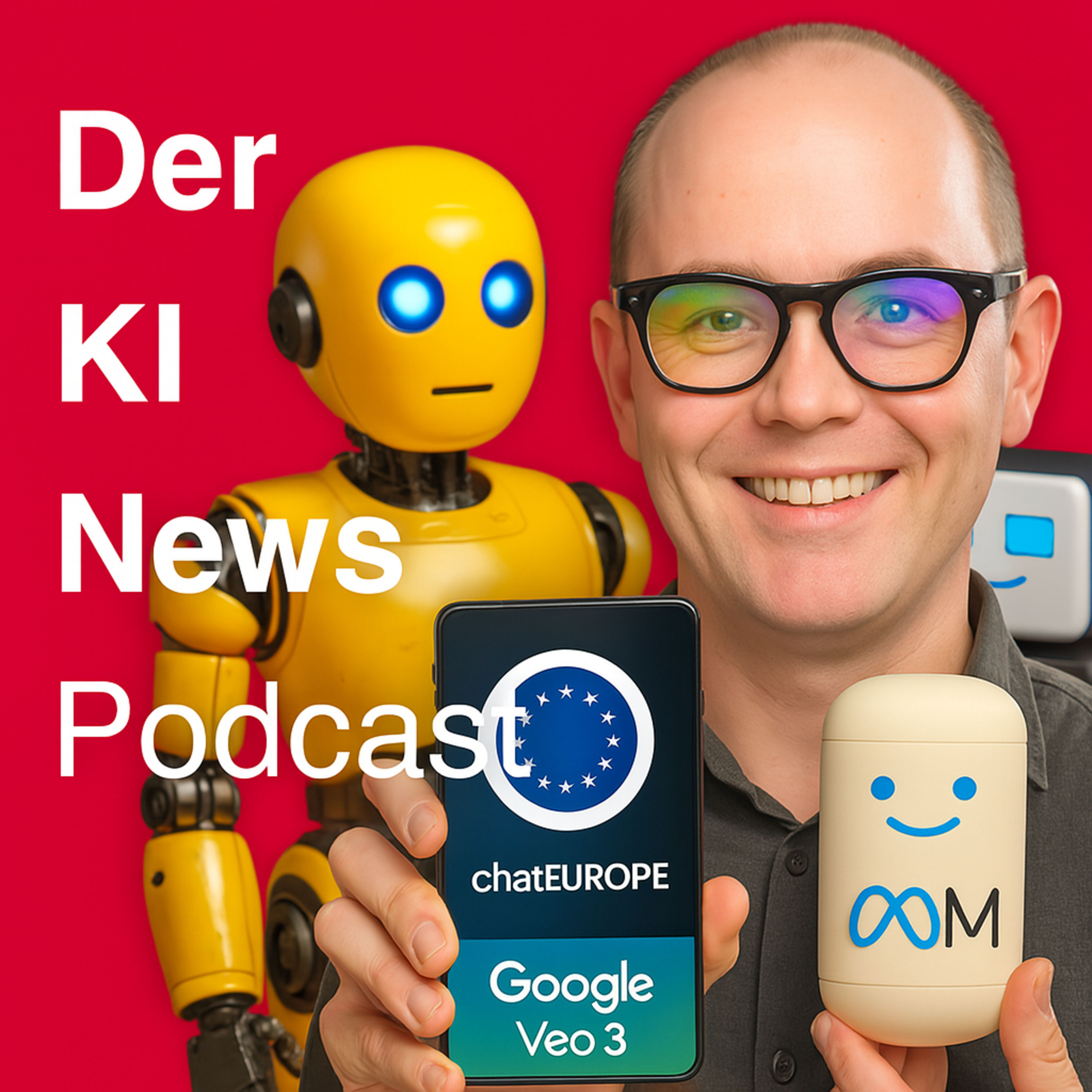 Google Veo 3 in Deutschland | Google Gemma 3n | ChatEurope | Apple Siri mit OpenAI & Anthropic | Metas neues Superintelligence Labs vorgestellt | Meta KI-Chatbots | Amazon 1 Million Roboter im Einsatz