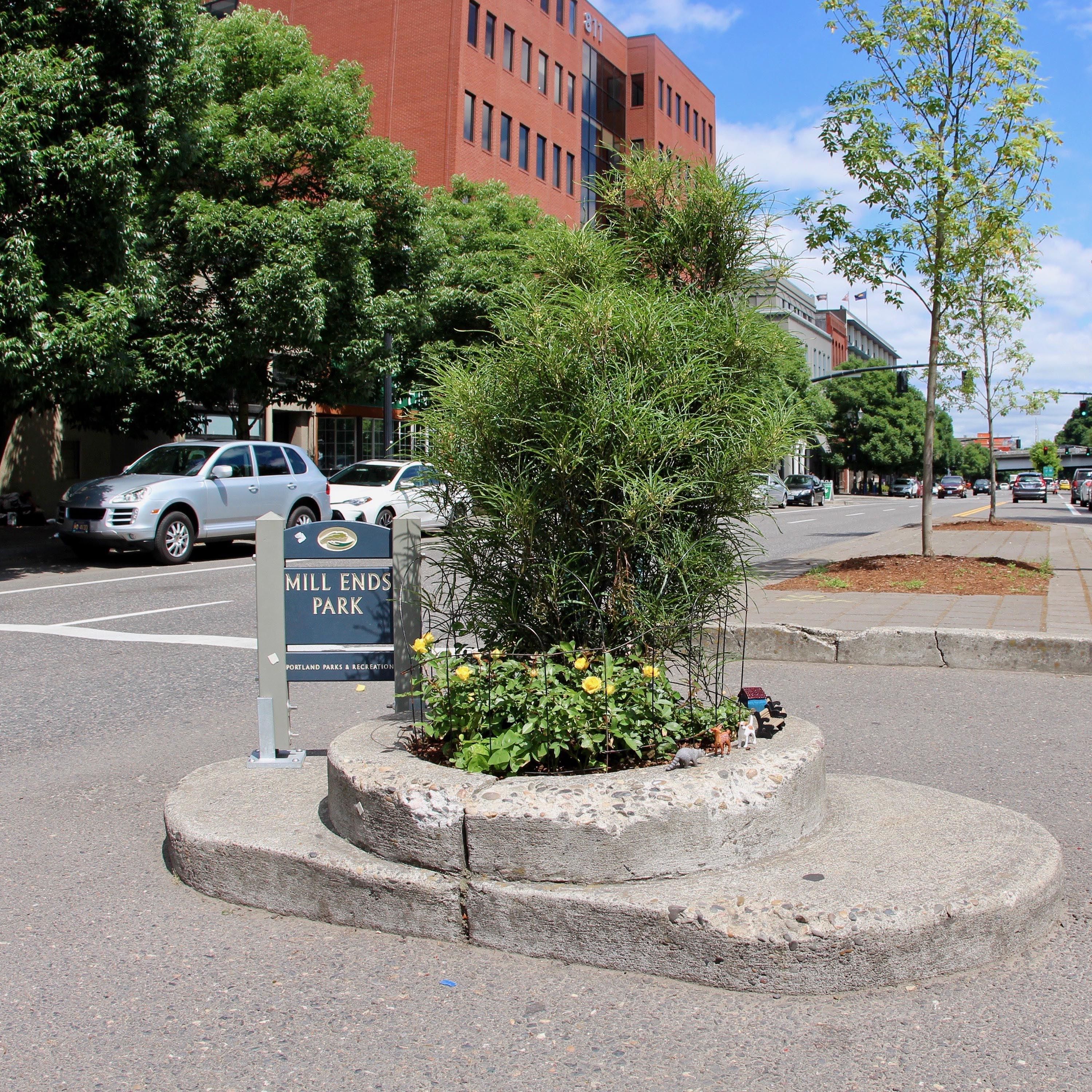 Groß wie ein Kanaldeckel: Der kleinste Park der Welt