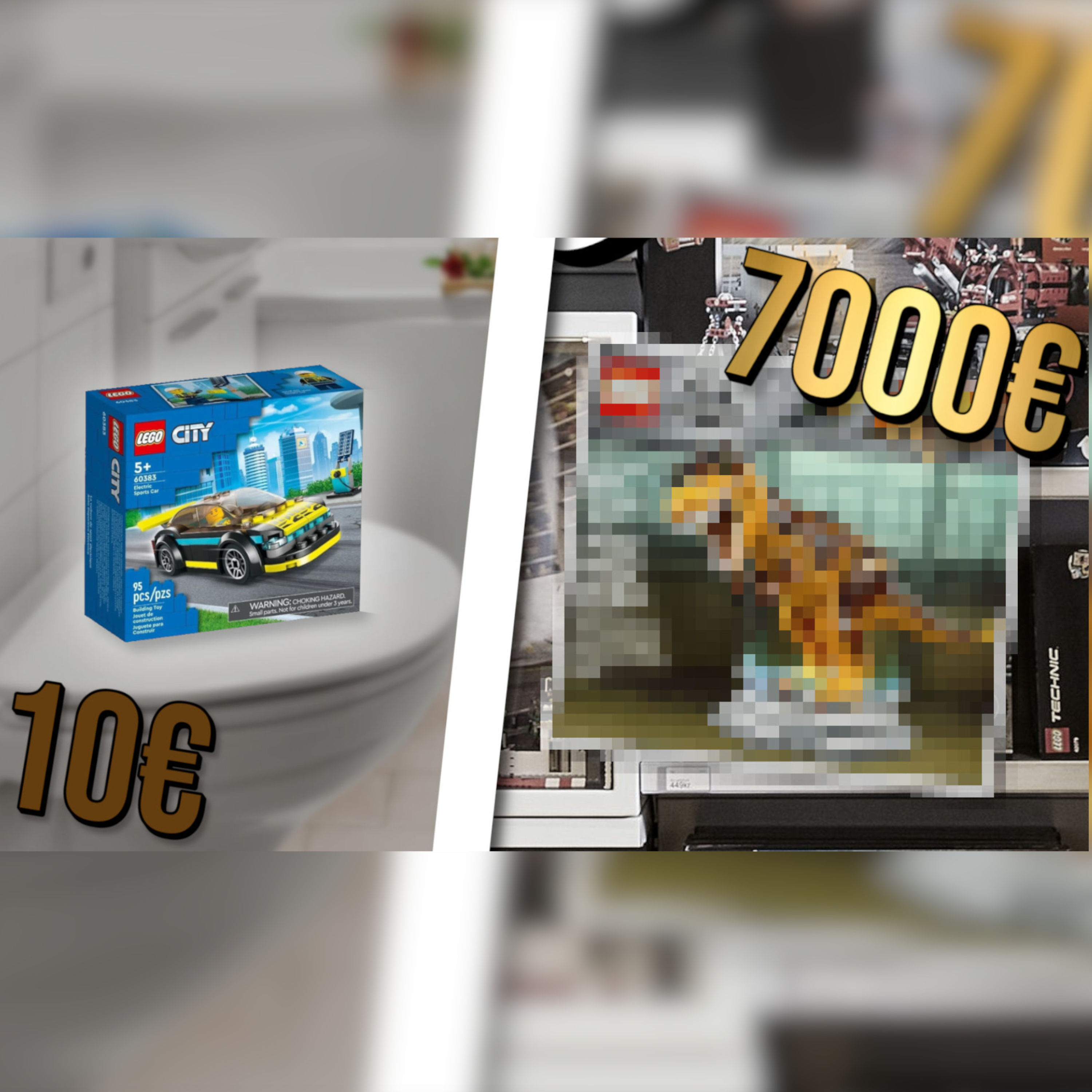 GÜNSTIGE VS TEURE💰LEGO Sets!