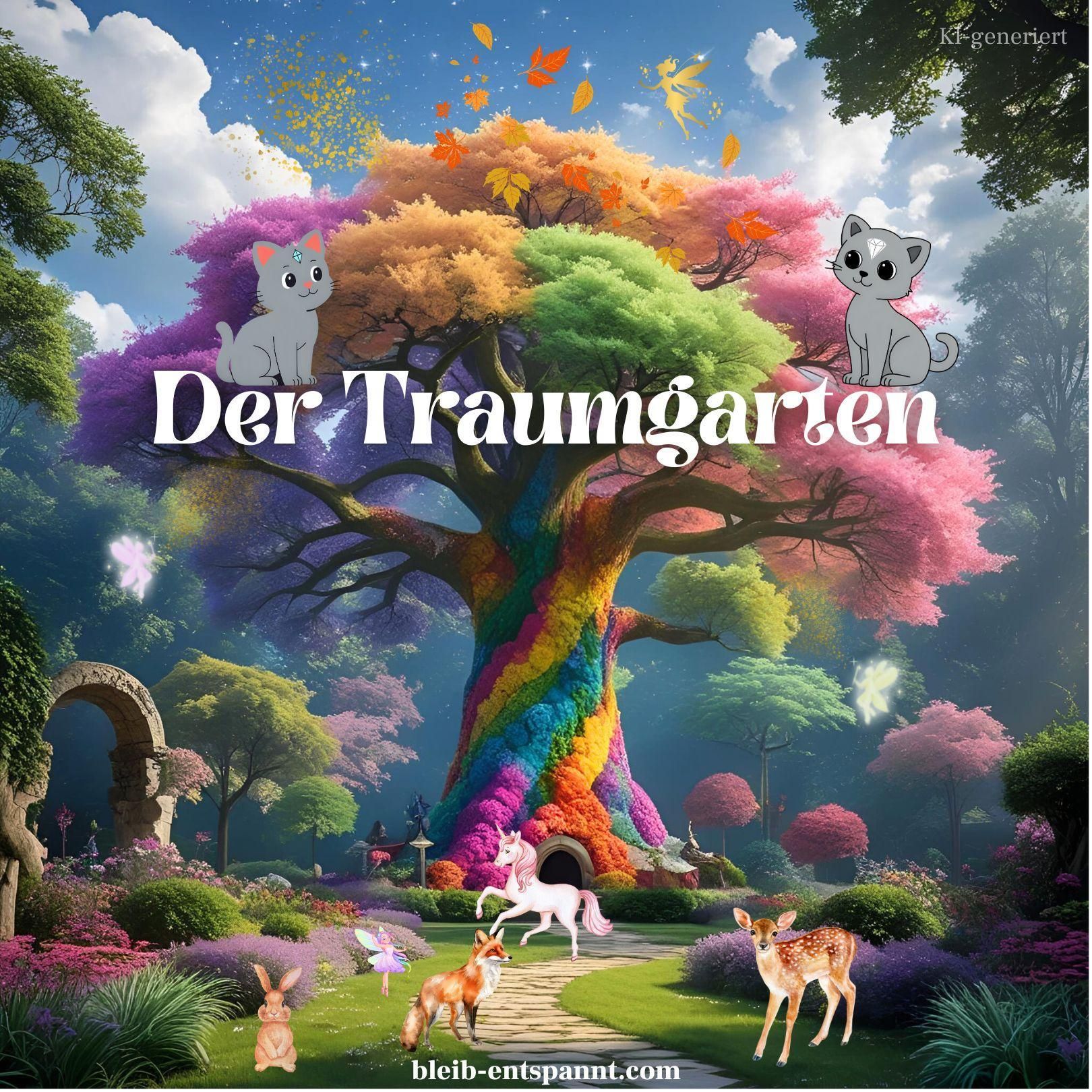 Gute-Nacht-Geschichte zum Einschlafen - Der Traumgarten - Traumreise mit Kindern