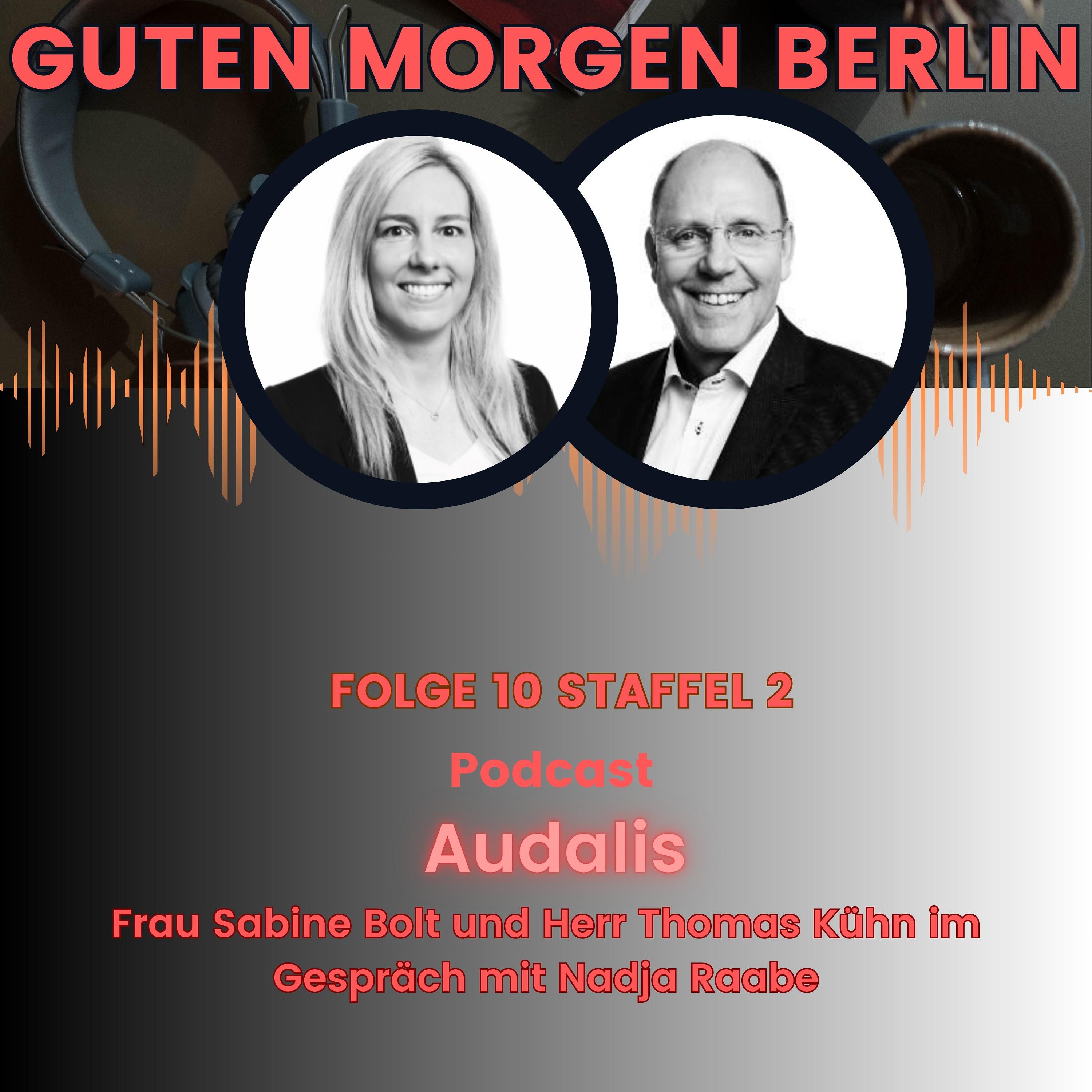 Guten Morgen Berlin, Folge 10 der 2. Staffel. Nadja Raabe im Gespräch mit Sabine Bolt und Thomas Kühn