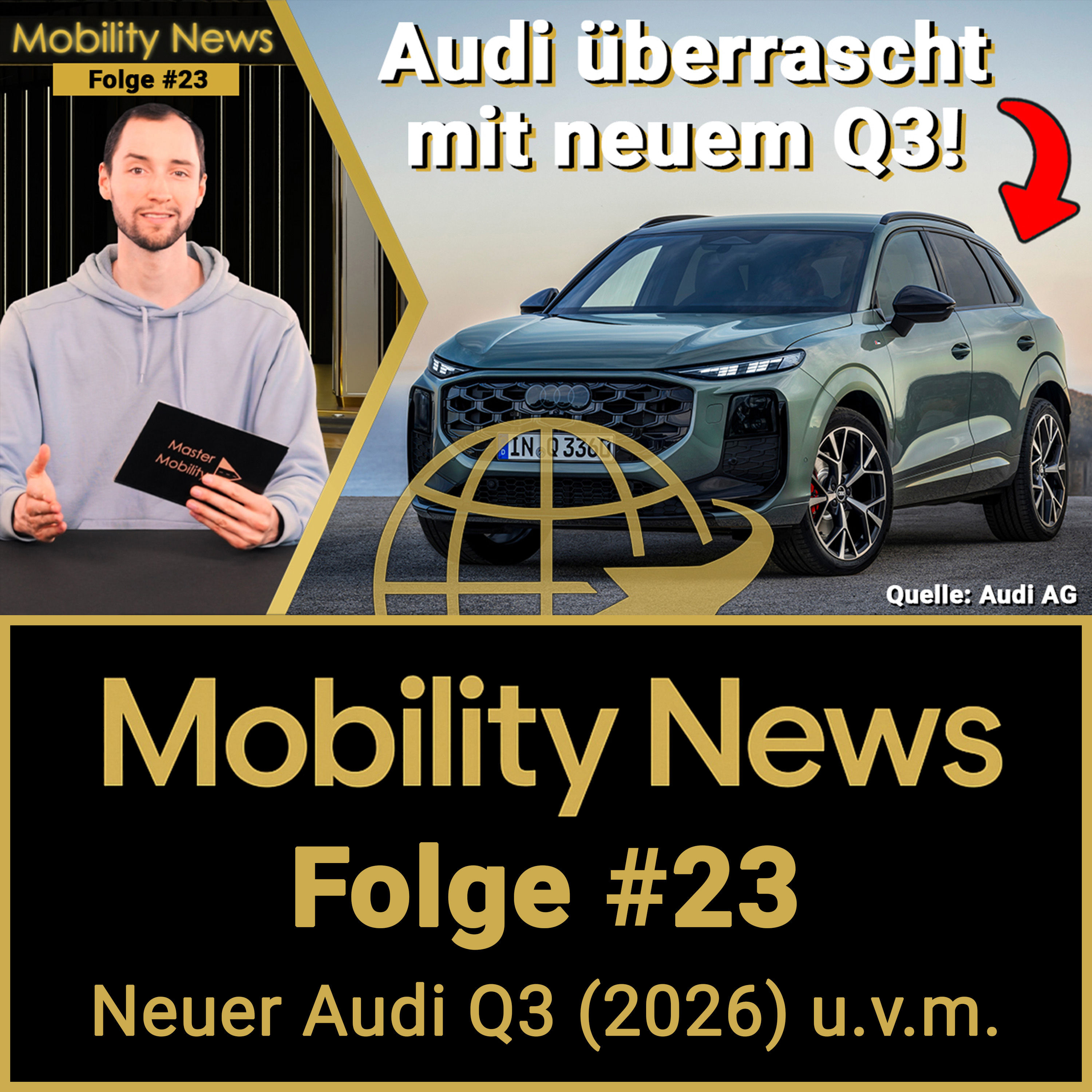 Hättest Du NIE ERWARTET?! So ÜBERZEUGEND macht Audi den neuen Q3 (2026)! u.v.m. | Mobility News #23