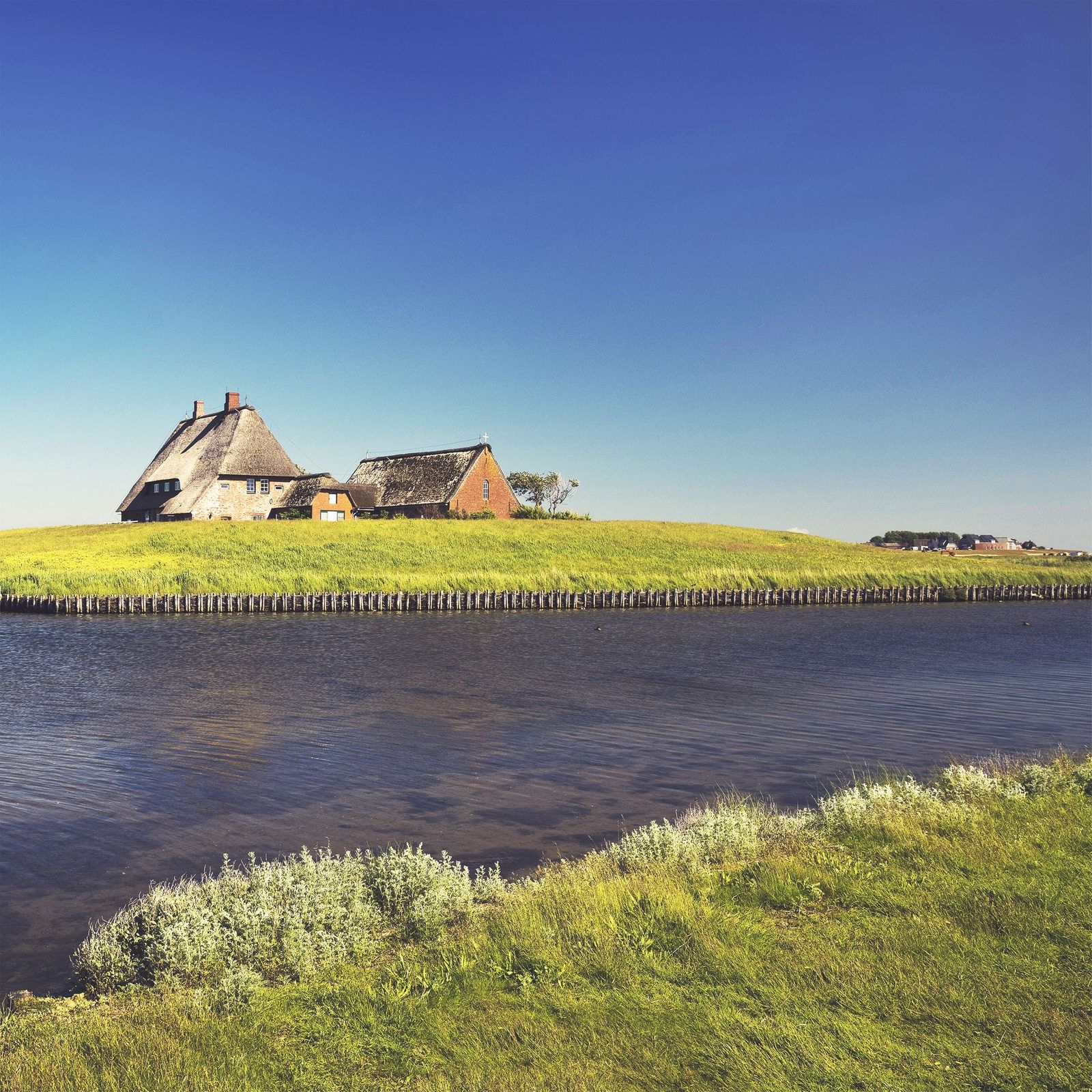 Hallig Hooge | überflutet und durchgepustet