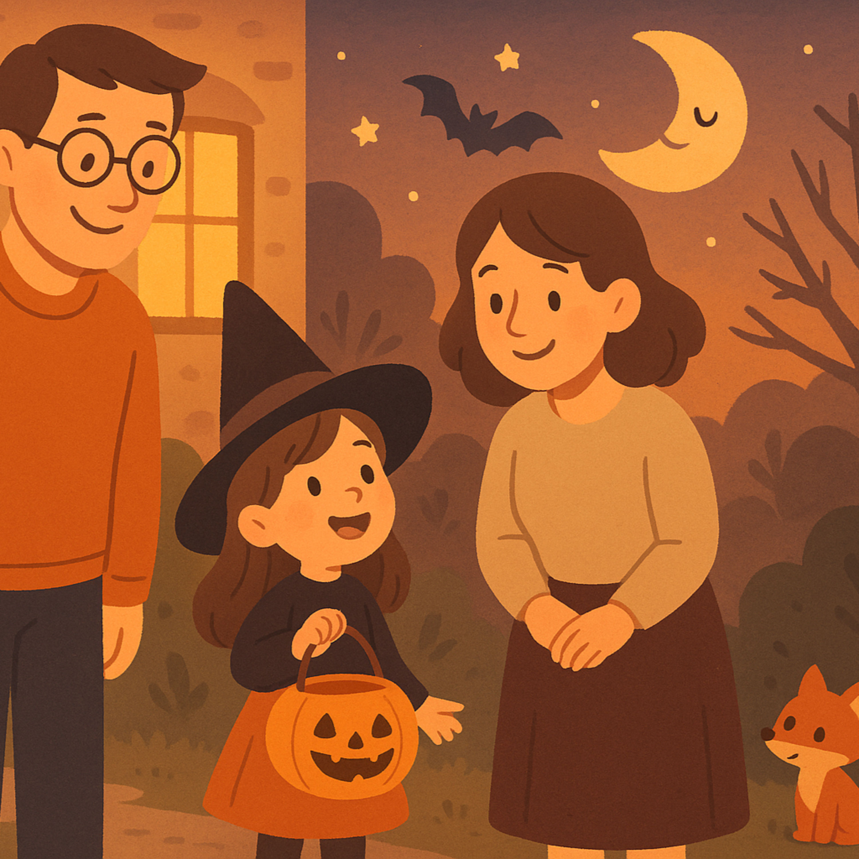 Halloween & St. Martin - Wie Lisbeth Oma & Opa verzauberte | „Gute Nacht“-Geschichte