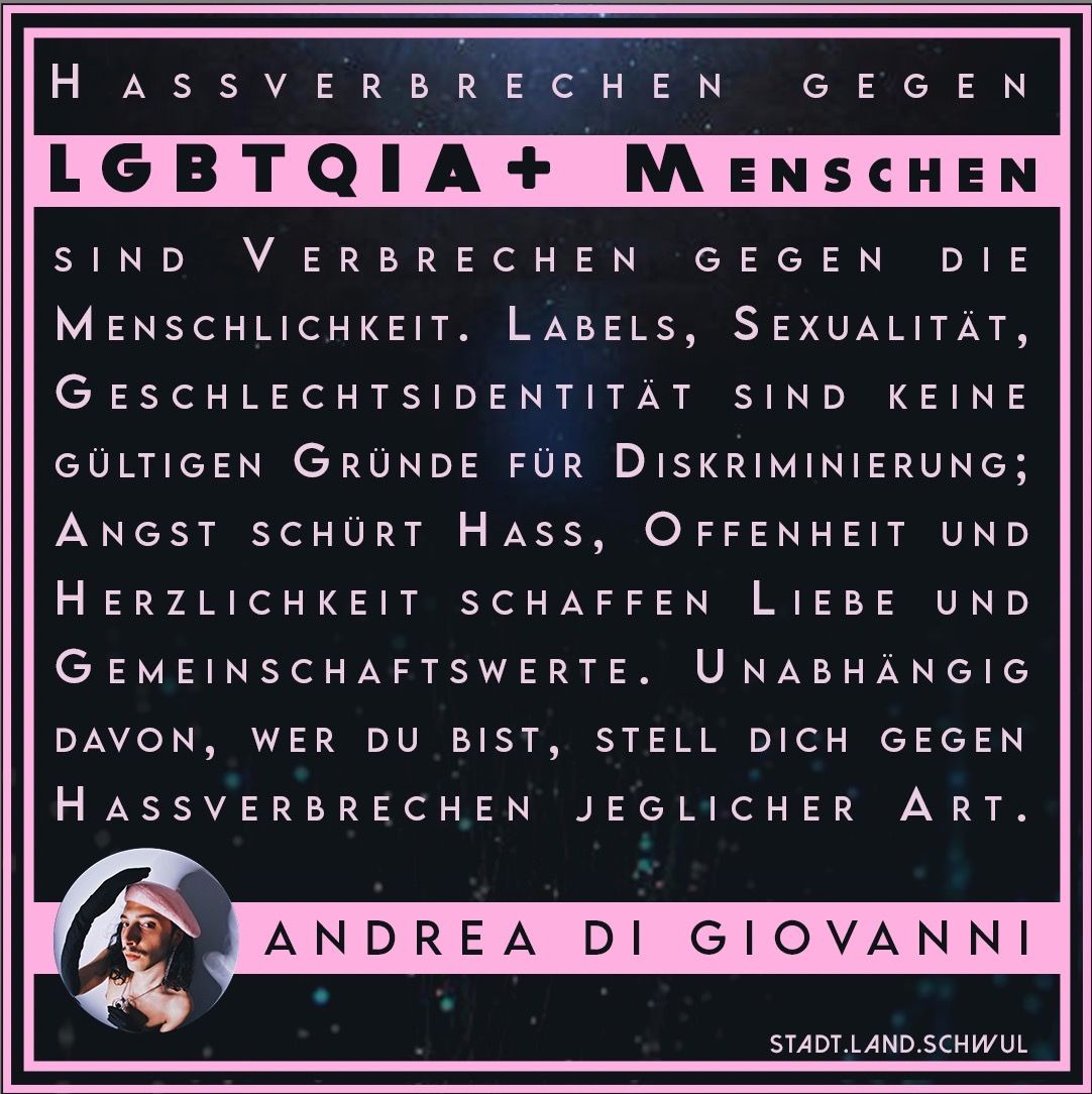 Hasskriminalität gegen LSBTI+