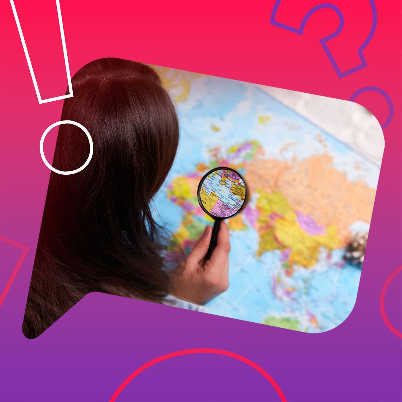 Hat die Weltkarte einen Sehfehler?