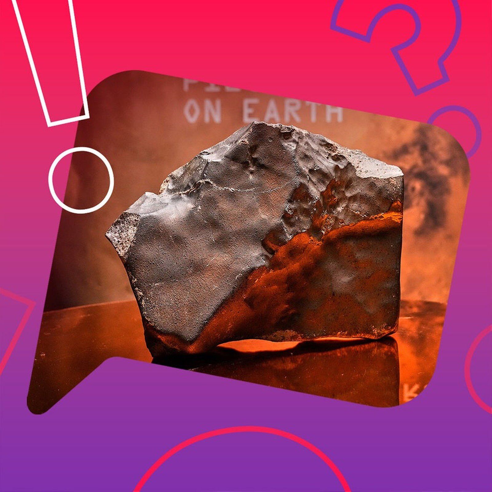 Hat wirklich jemand 25 Kilogramm Mars zuhause?