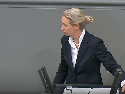 Haushaltsdebatte im Bundestag: Weidel schießt sich auf Merz ein - der ist gar nicht da
