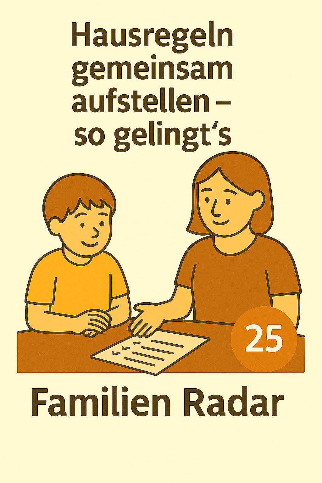 Hausregeln gemeinsam aufstellen