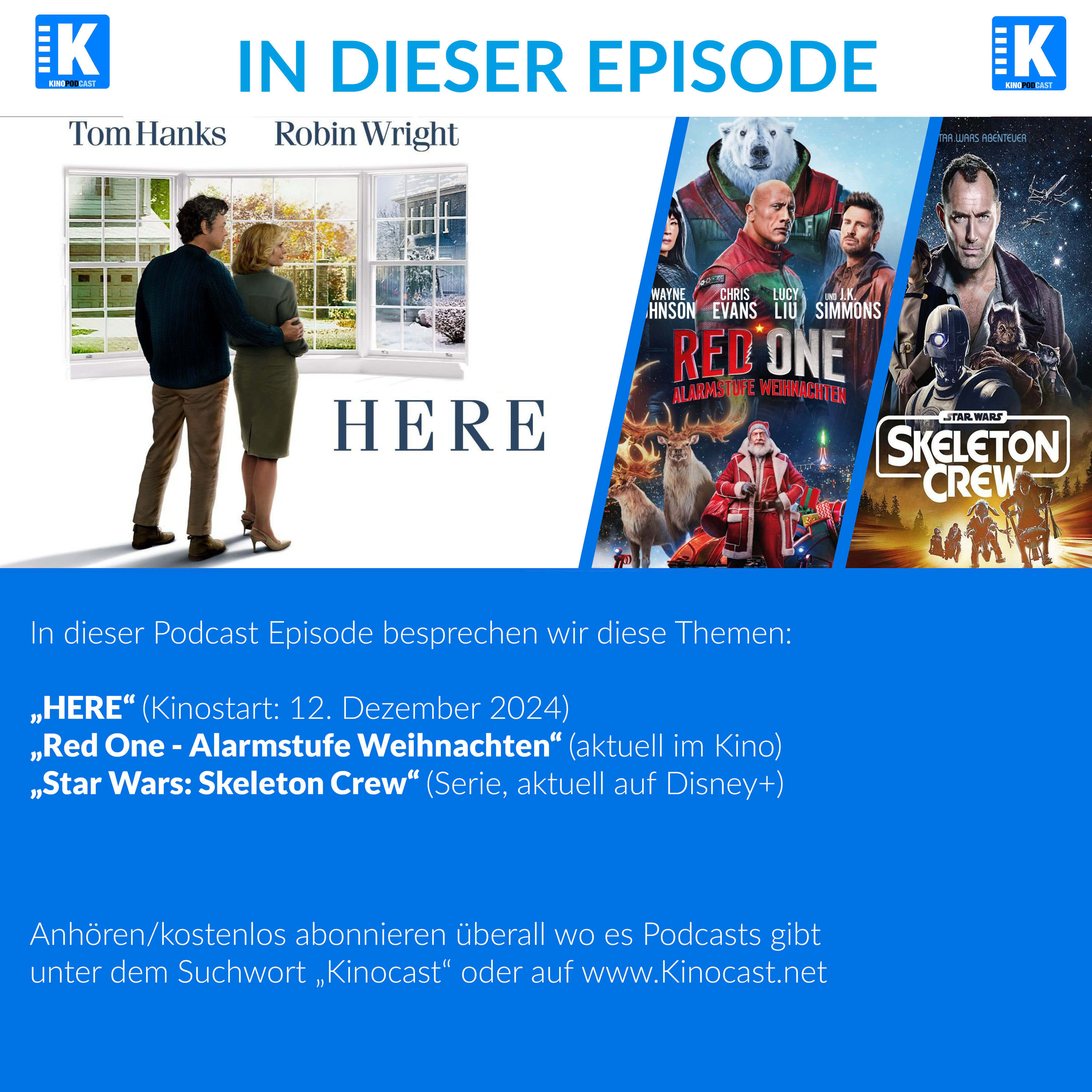Here, Red One - Alarmstufe Weihnachten, Star Wars: Skeleton Crew