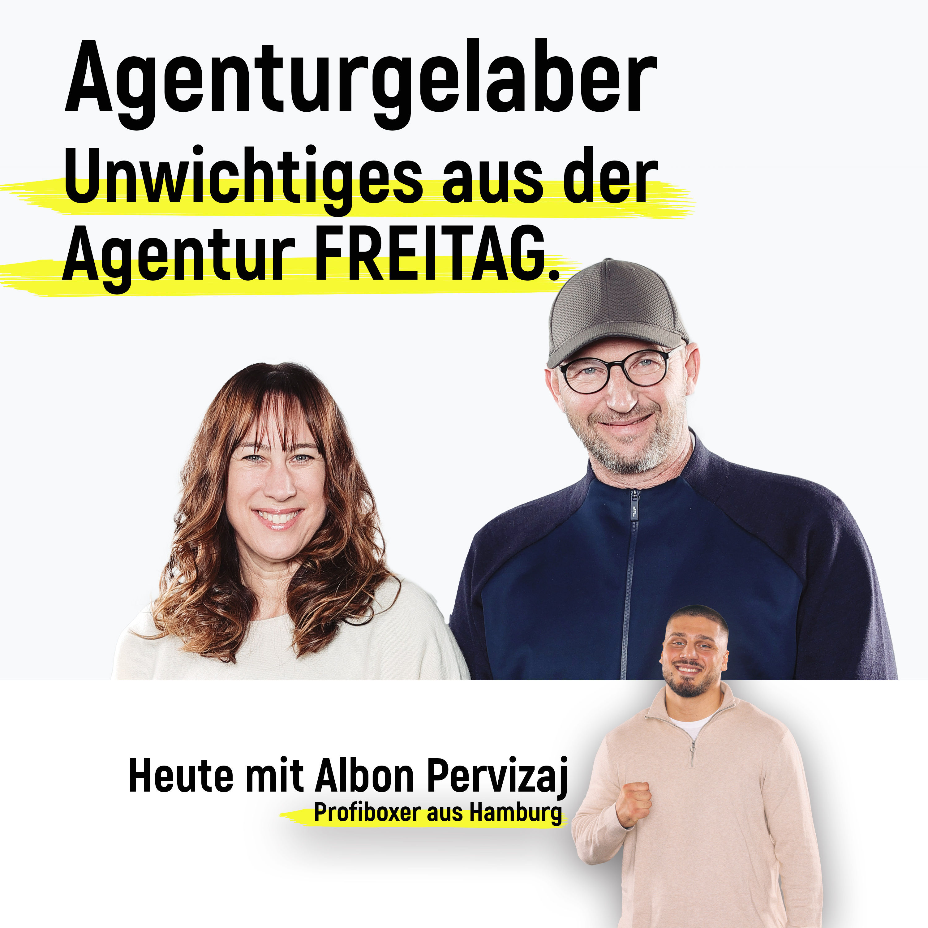 Heute mit dem Profiboxer Albon Pervizaj