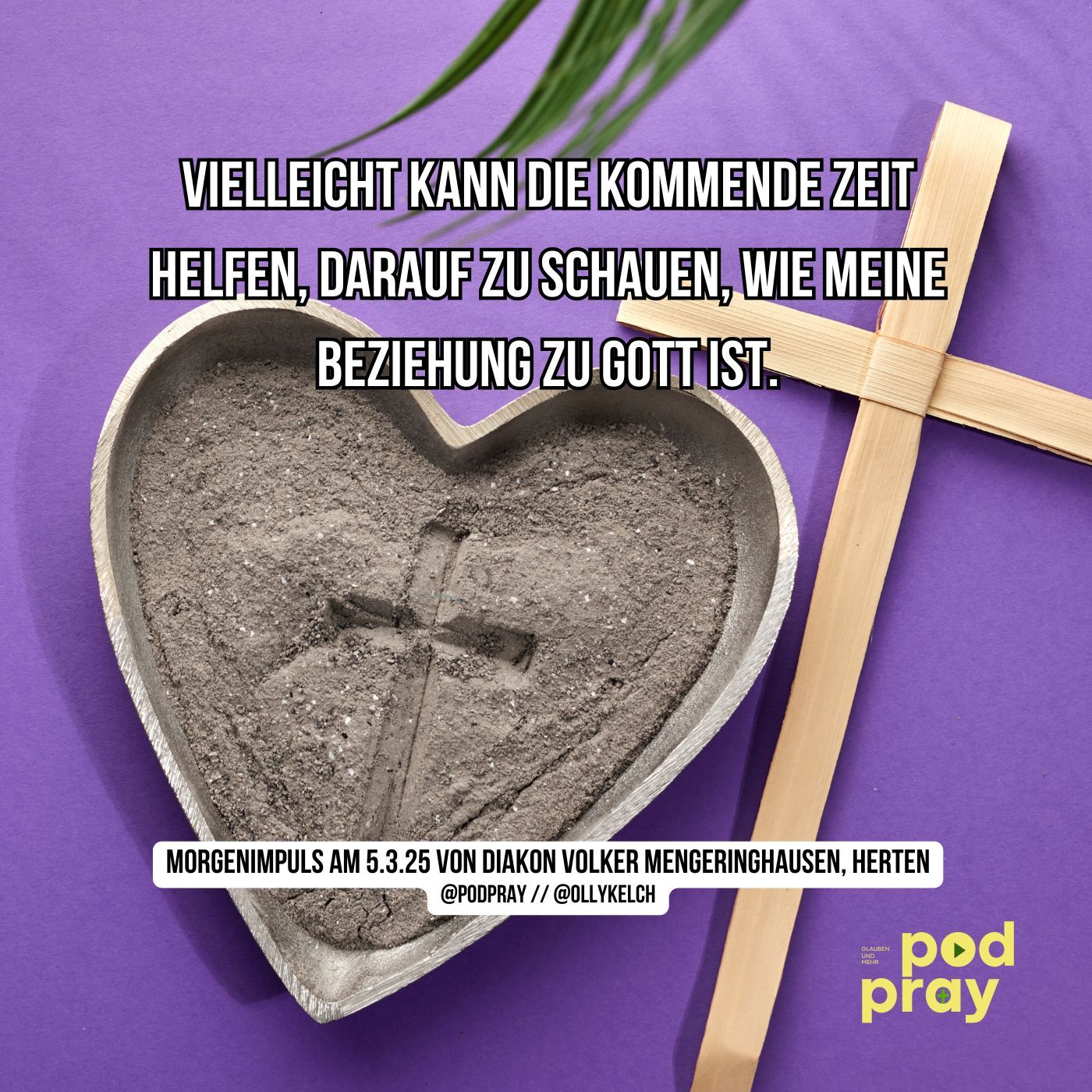 Heute startet die Fastenzeit: Morgengebet und Impuls am 5.3.2025