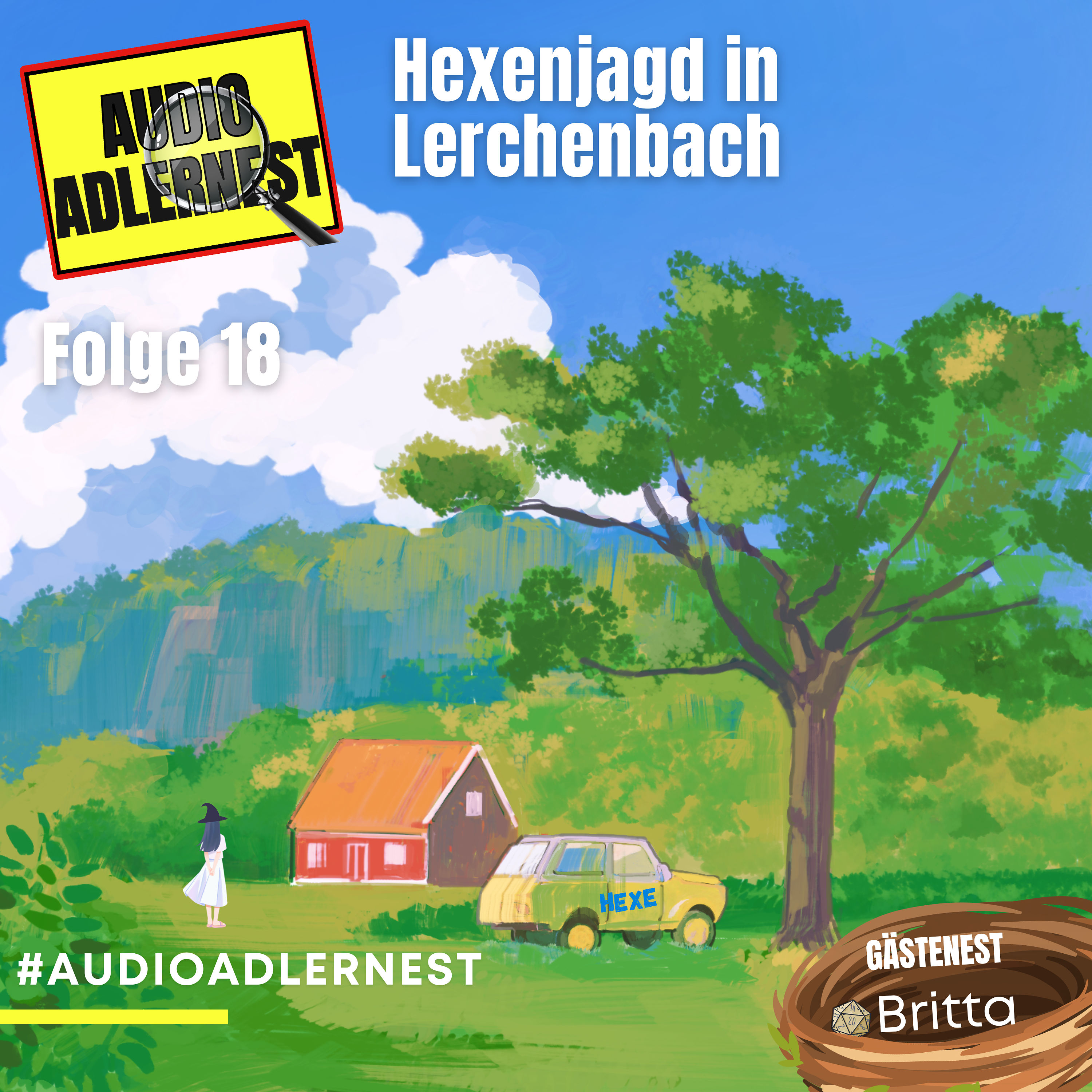 Hexenjagd in Lerchenbach - TKKG Folge 18 - Audio Adlernest (#038)