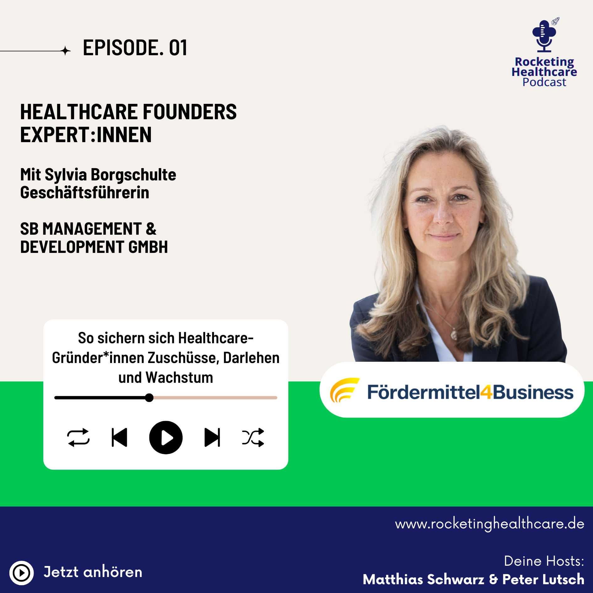 HF01: Fördermittel für dein Startup, mit Sylvia Borgschulte