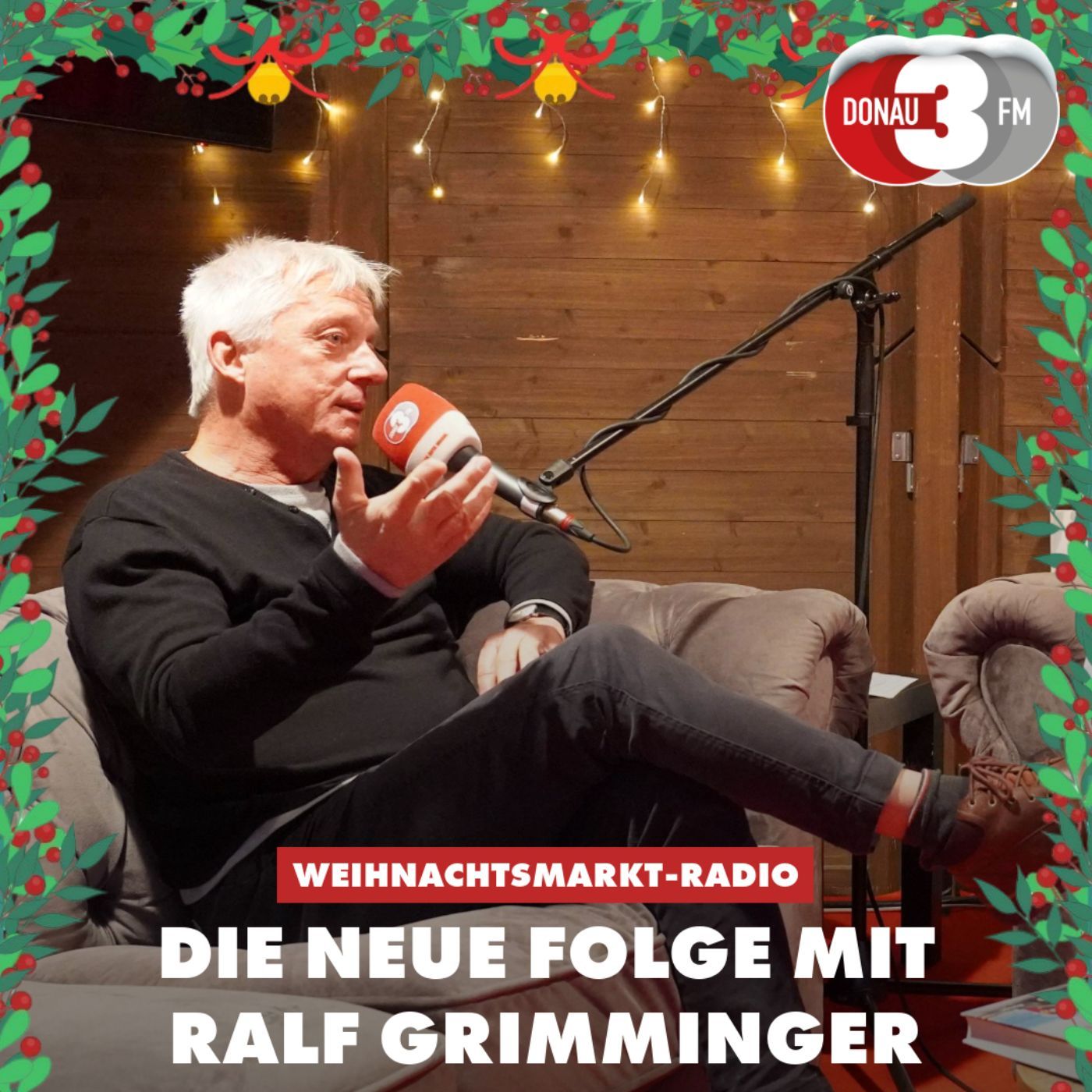 Das DONAU 3 FM Weihnachtsmarkt-Radio mit Autor Ralf Grimminger