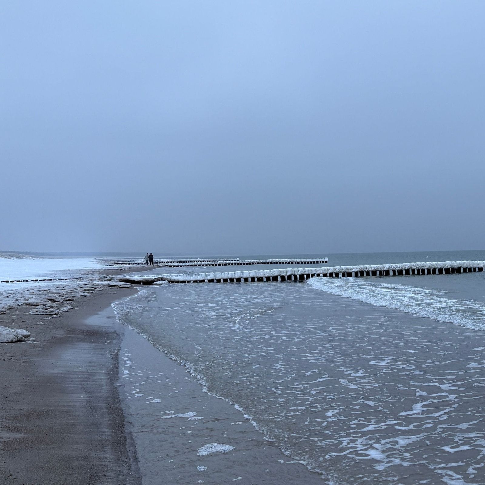 Historisch niedriger Wasserstand in der Ostsee