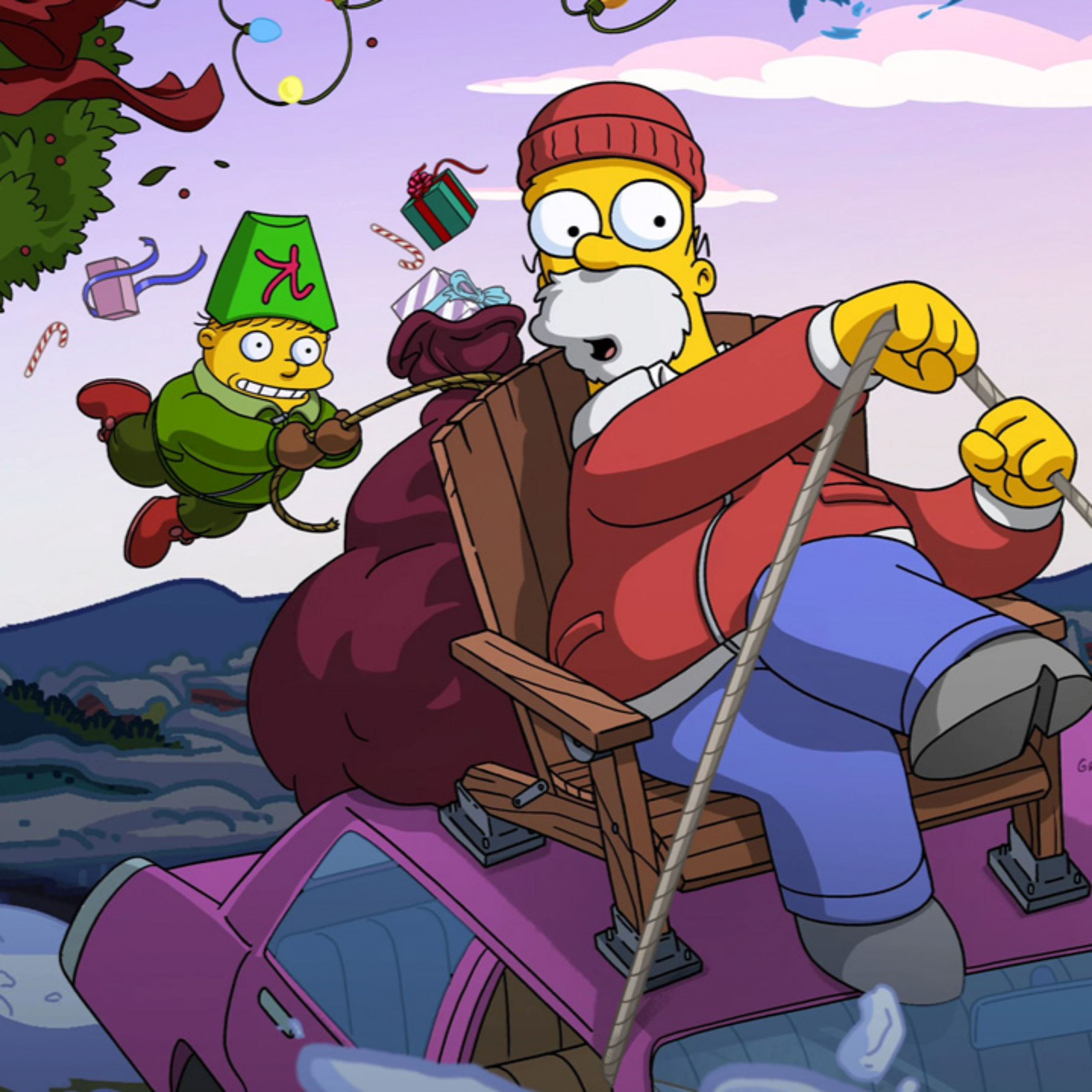 Ho Ho Ho Santa Homer