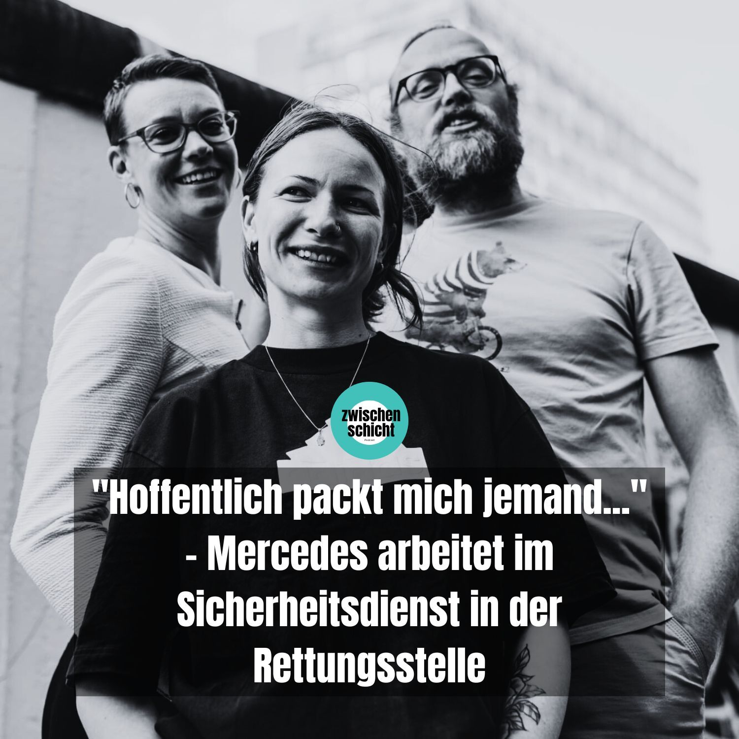 "Hoffentlich packt mich jemand..." - Mercedes arbeitet im Sicherheitsdienst in der Rettungsstelle