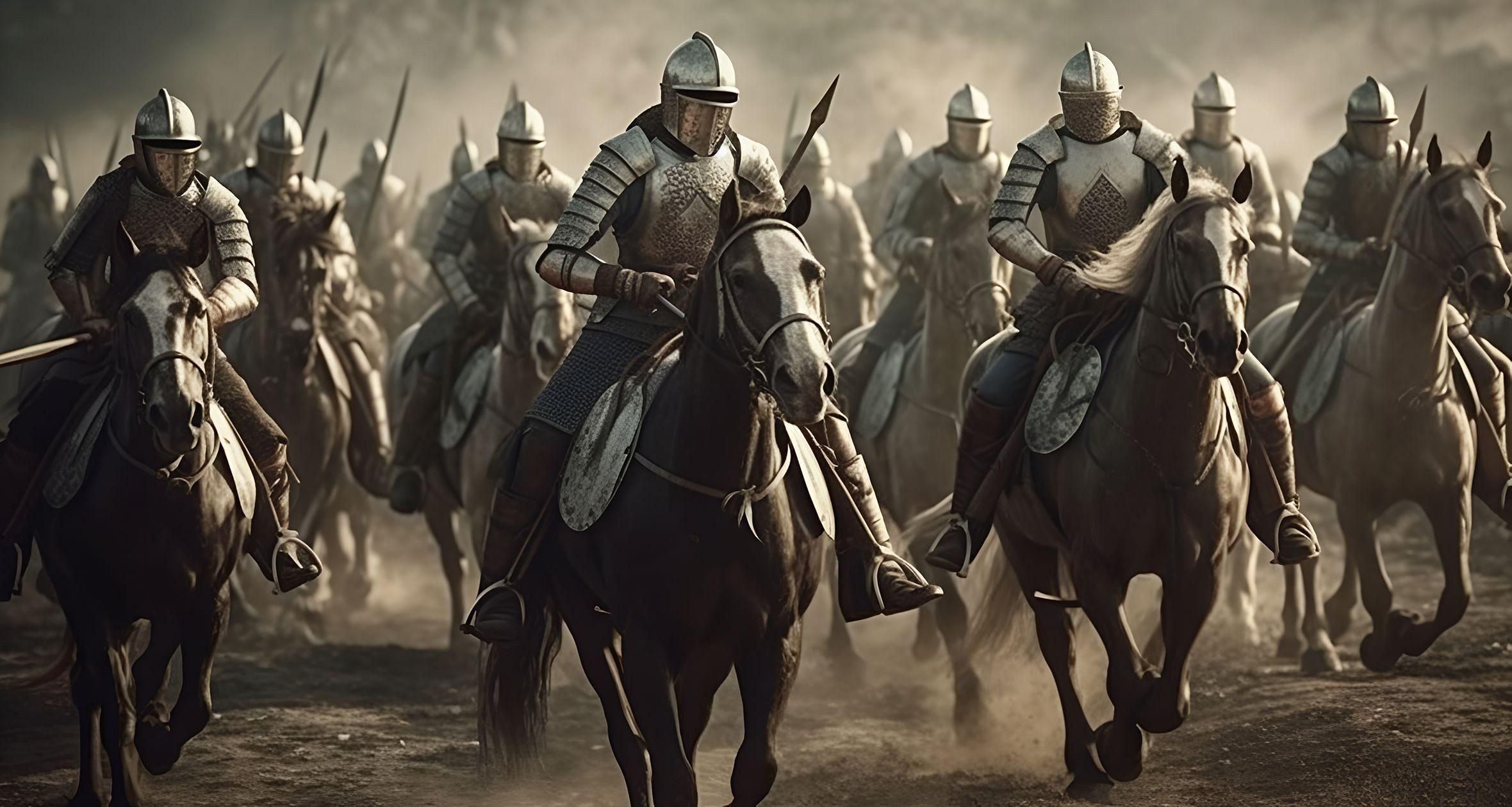 How medieval knights and their horses fought as a team on the battlefield