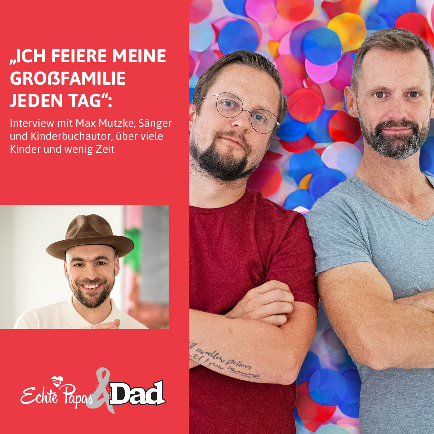 „Ich feiere meine Großfamilie jeden Tag“: Interview mit Sänger und Kinderbuchautor Max Mutzke