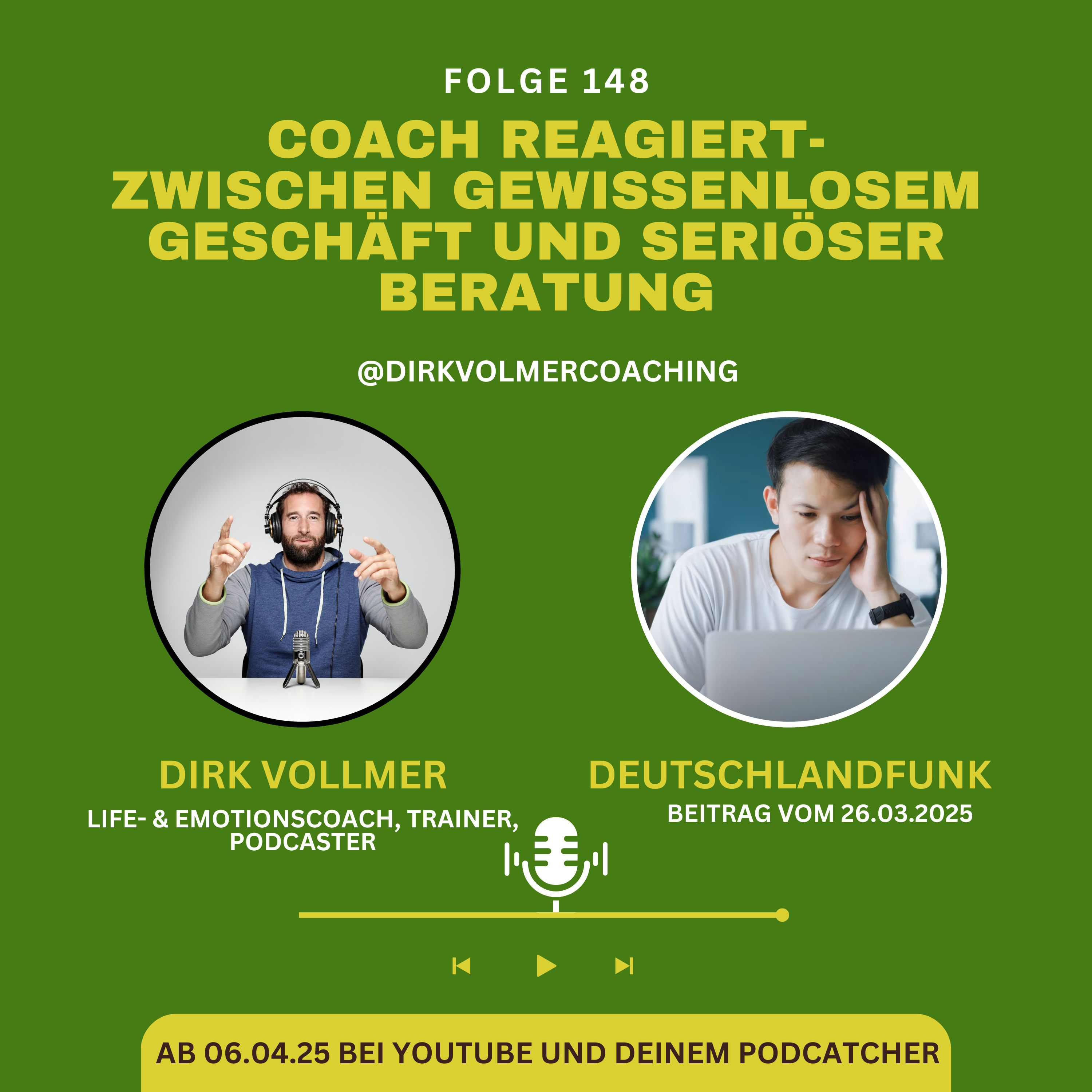 Ich reagiere!: Coachings - Zwischen gewissenlosem Geschäft und seriöser Beratung