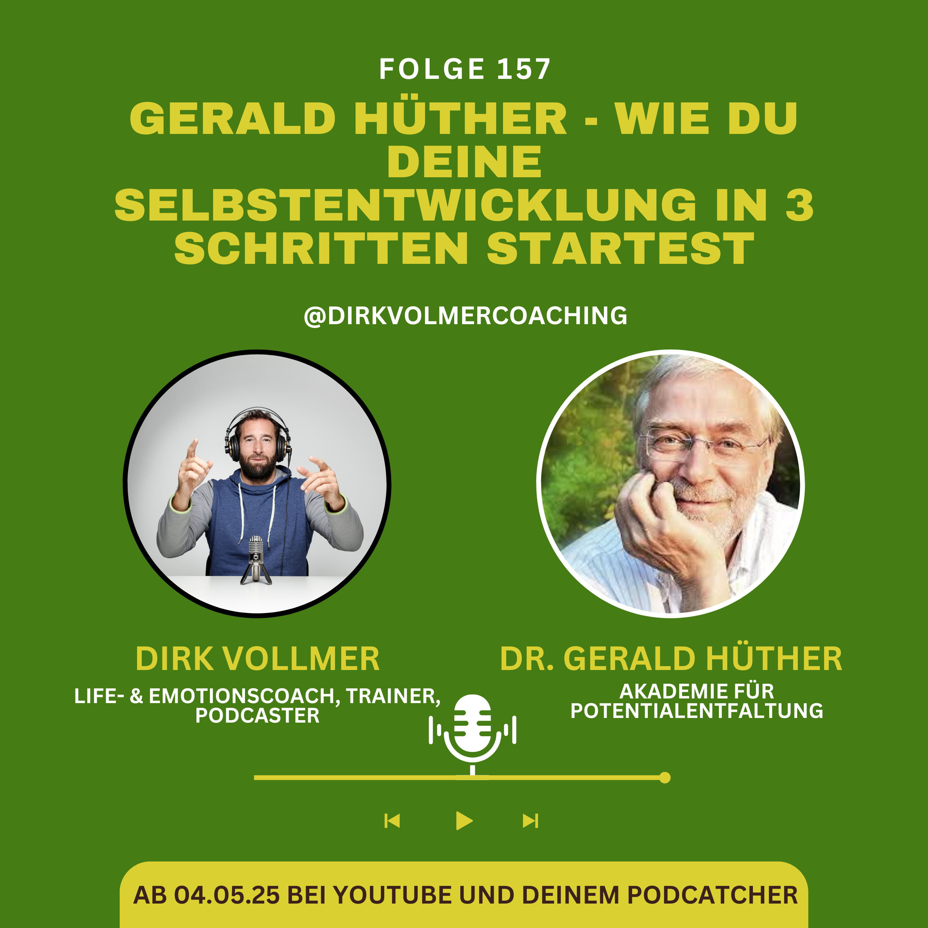 Ich reagiere: Gerald Hüther - Wie Du Deine Selbstentwicklung in 3 Schritten startest