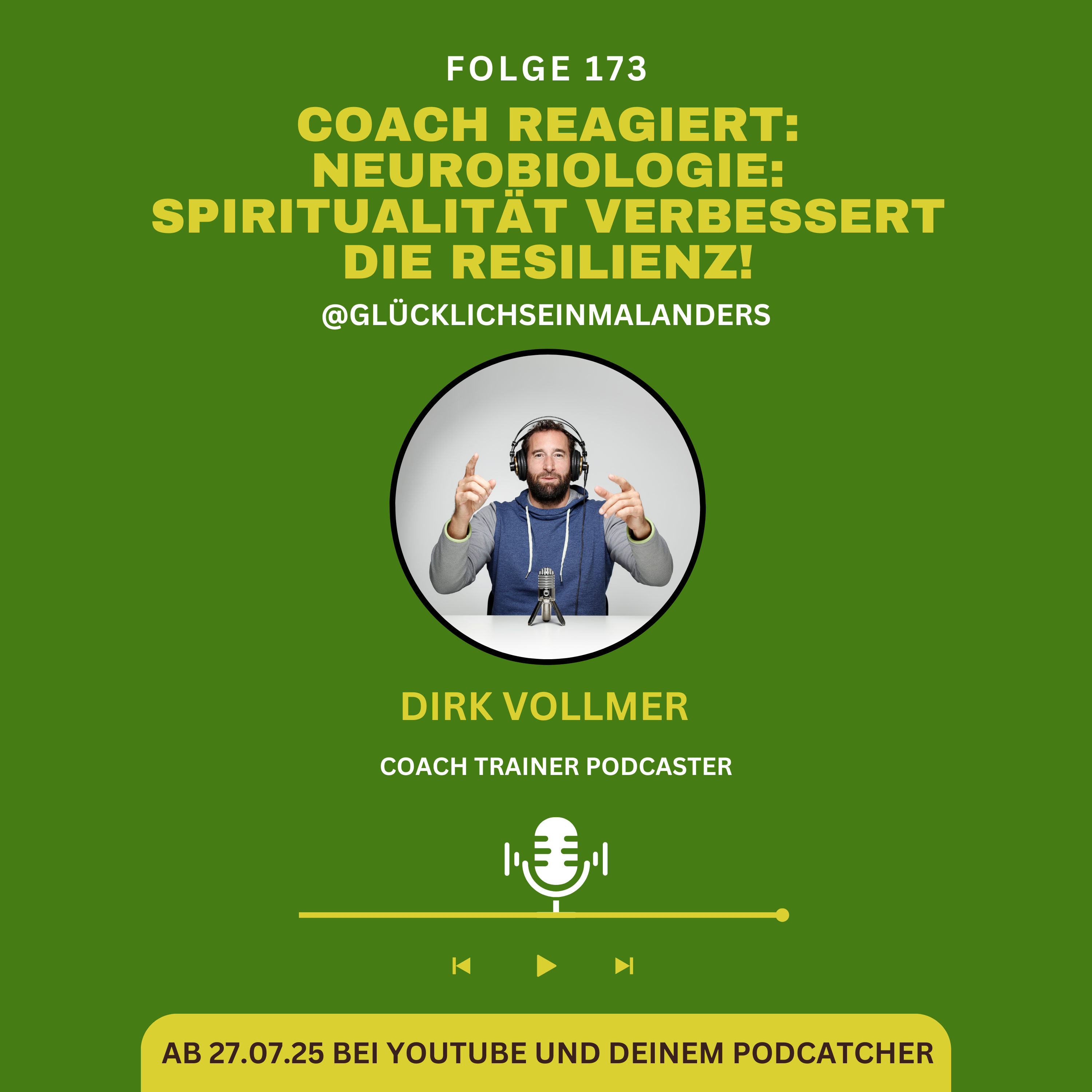 Ich reagiere: Neurobiologie: Spiritualität verbessert die Resilienz!