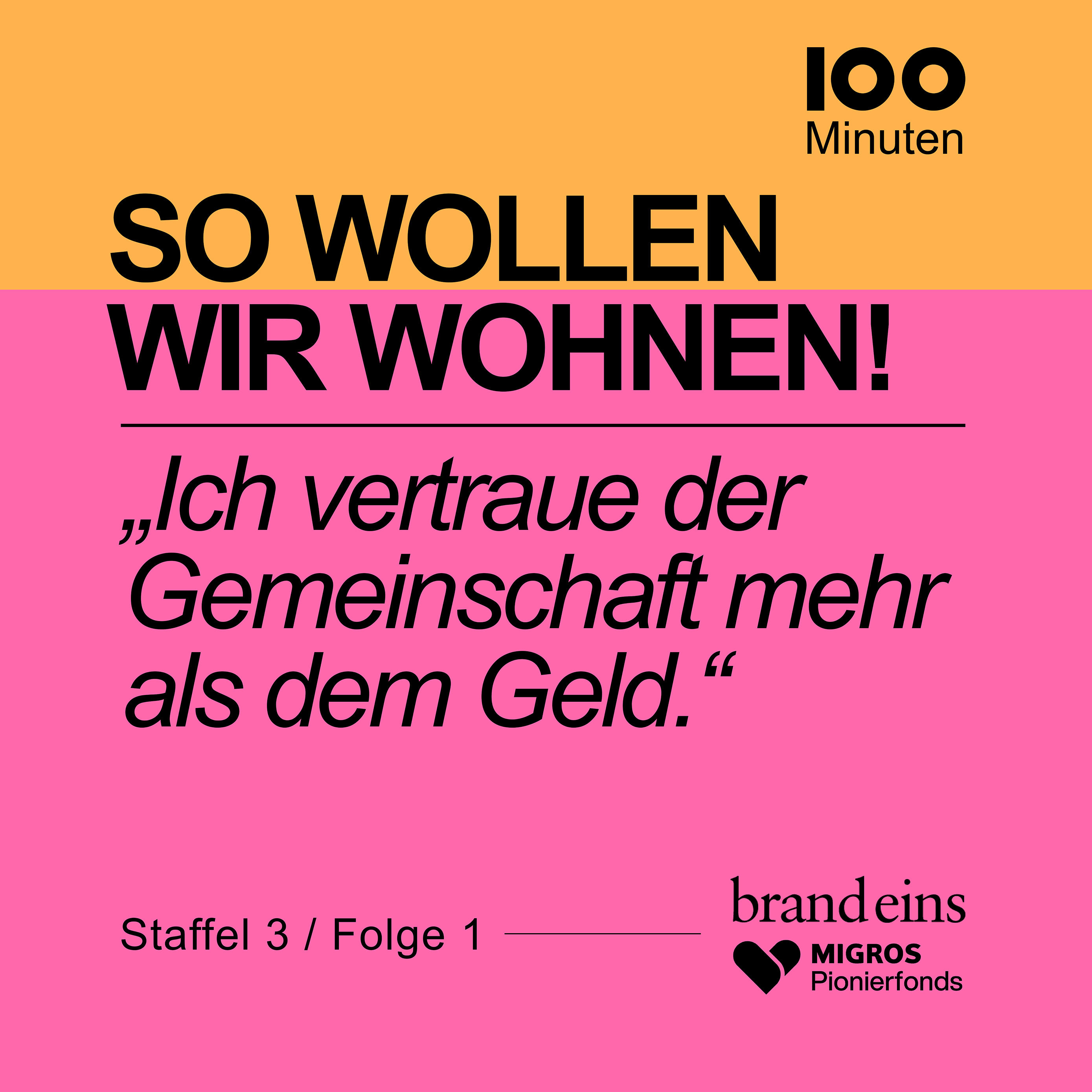 „Ich vertraue der Gemeinschaft mehr als dem Geld.“