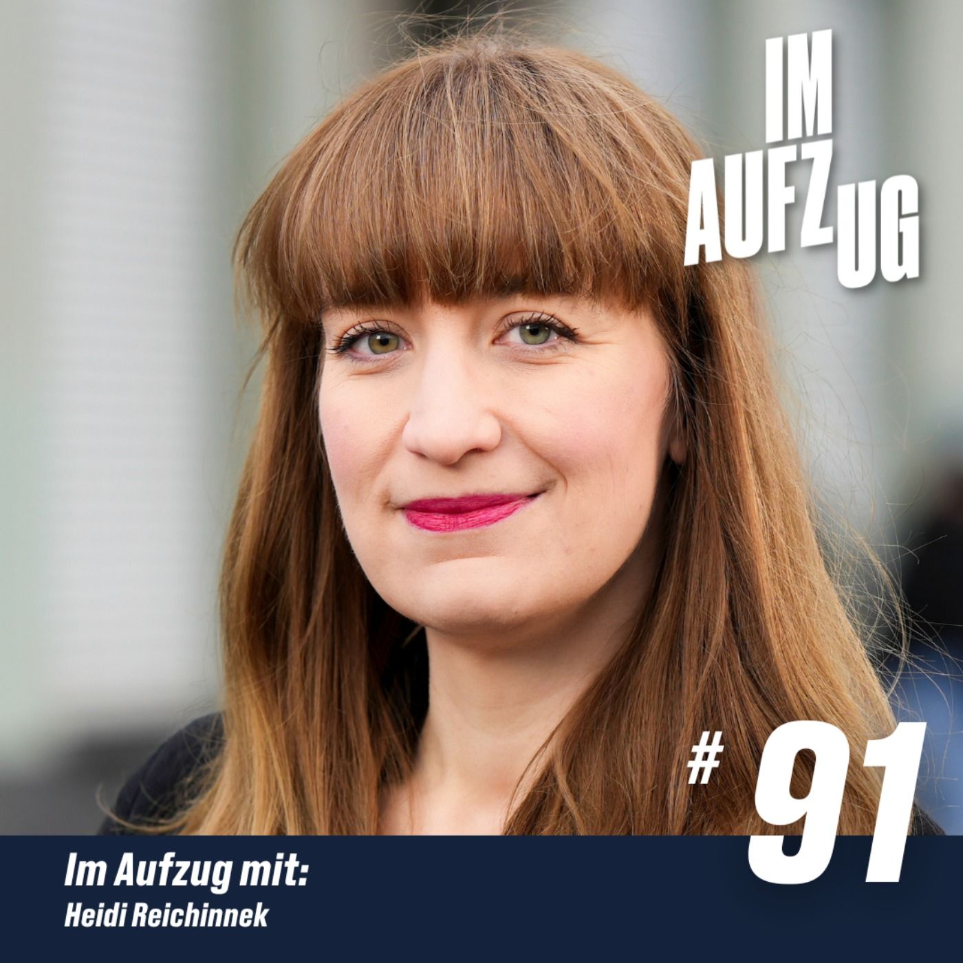 Im Aufzug mit Heidi Reichinnek