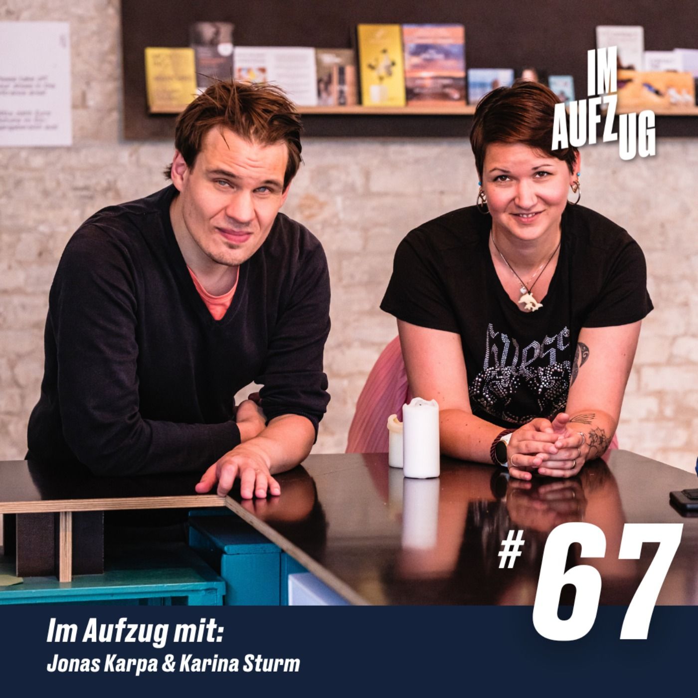 Im Aufzug mit Karina Sturm & Jonas Karpa (Die Neue Norm)