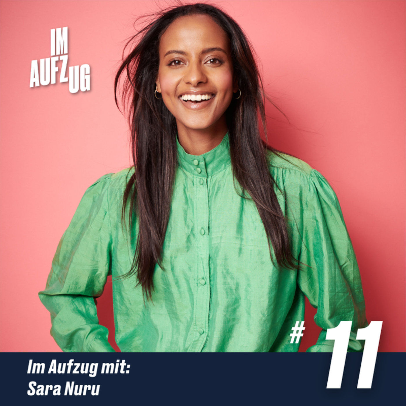 Im Aufzug mit Sara Nuru