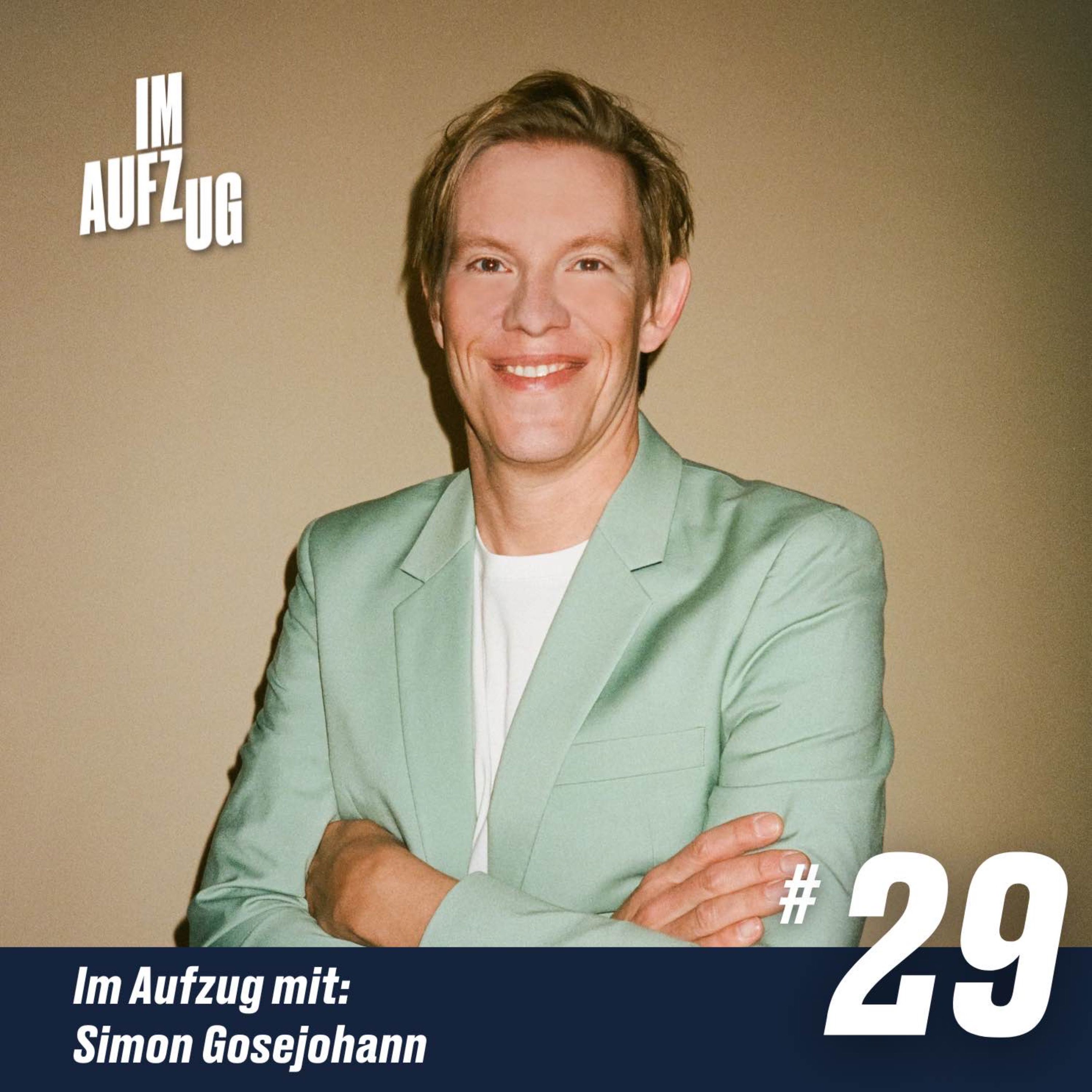 Im Aufzug mit Simon Gosejohann