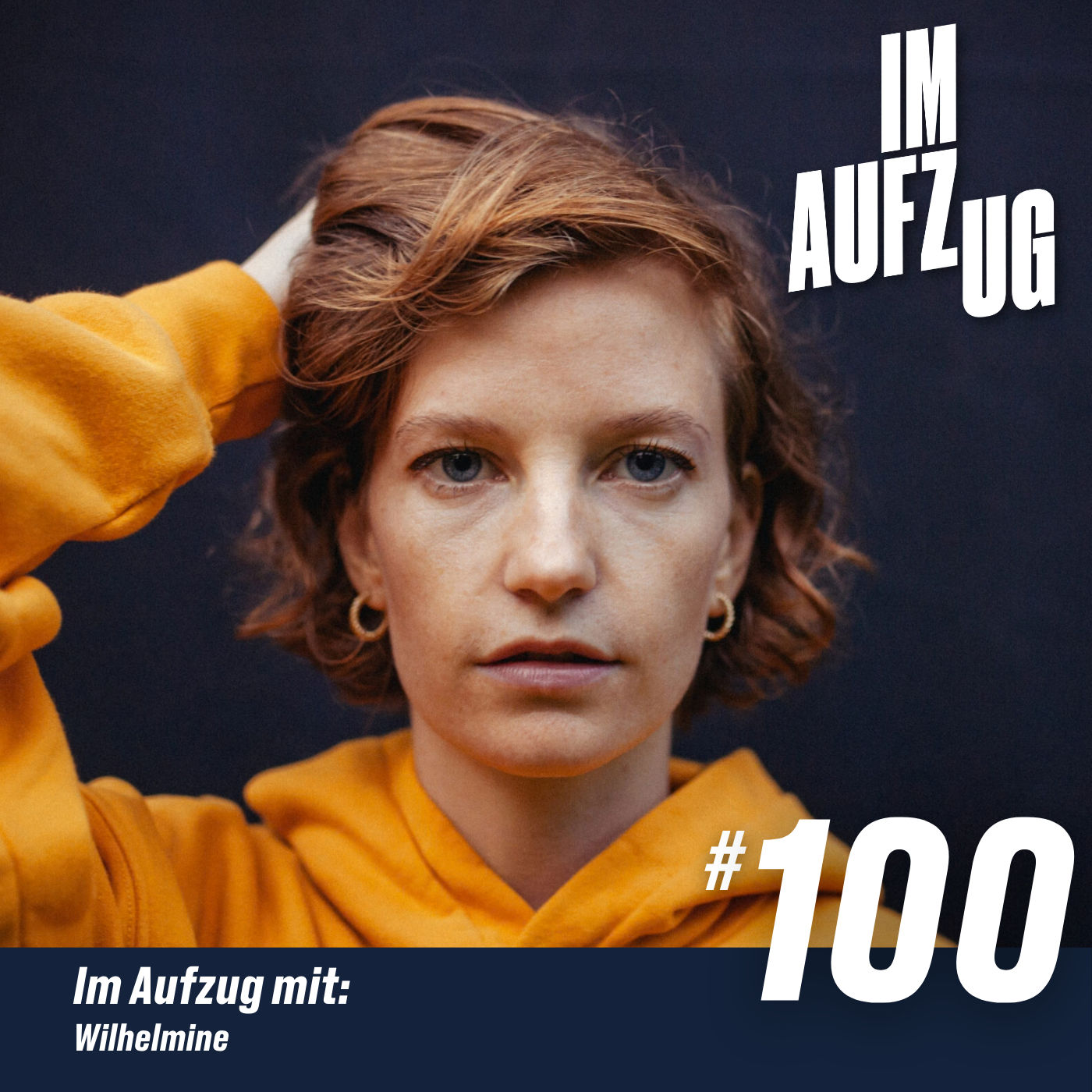 Im Aufzug mit Wilhelmine