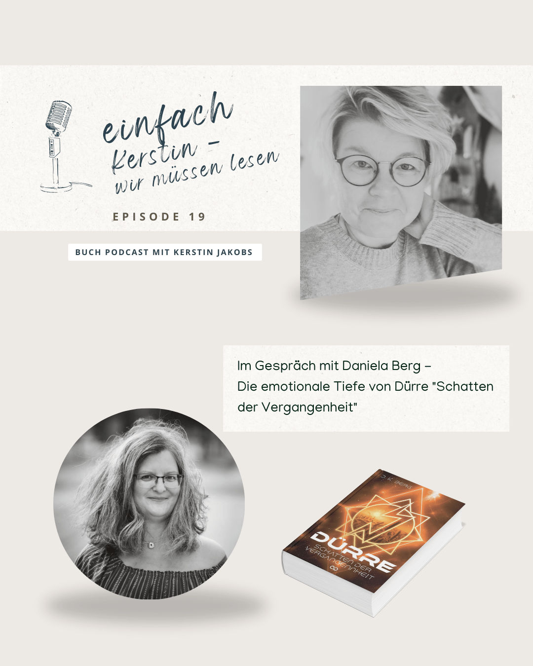 Im Gespräch mit Daniela Berg - Die emotionale Tiefe von Dürre "Schatten der Vergangenheit"