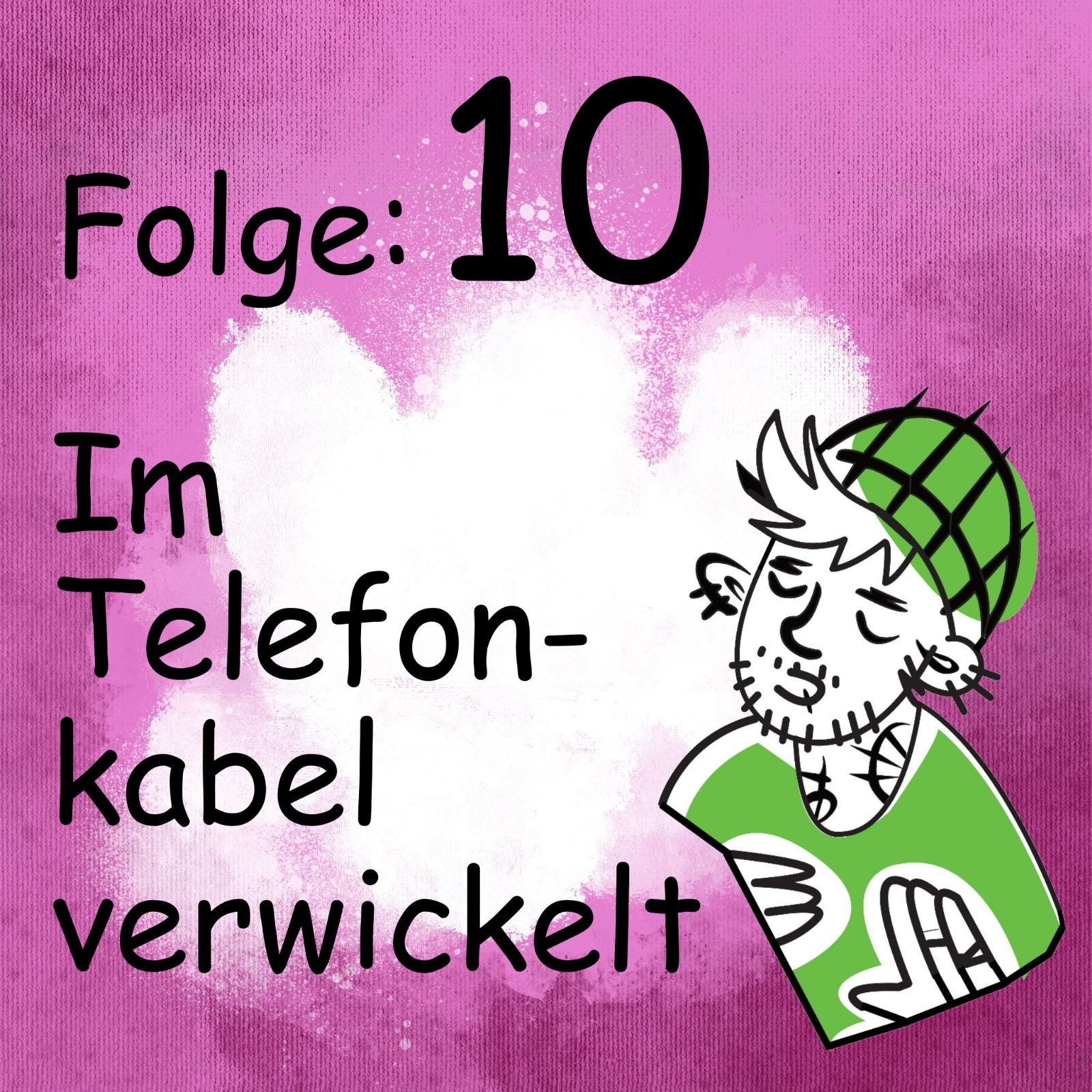 Im Telefonkabel verwickelt