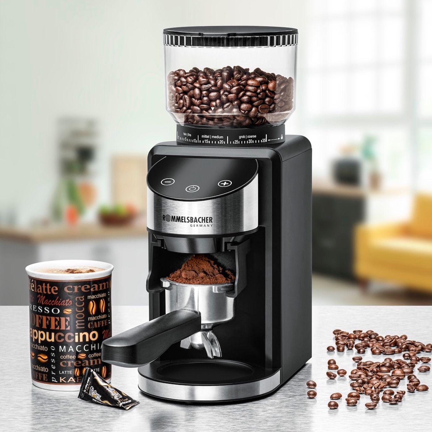 Im Test: Die Rommelsbacher Kaffeemühle EKM 400
