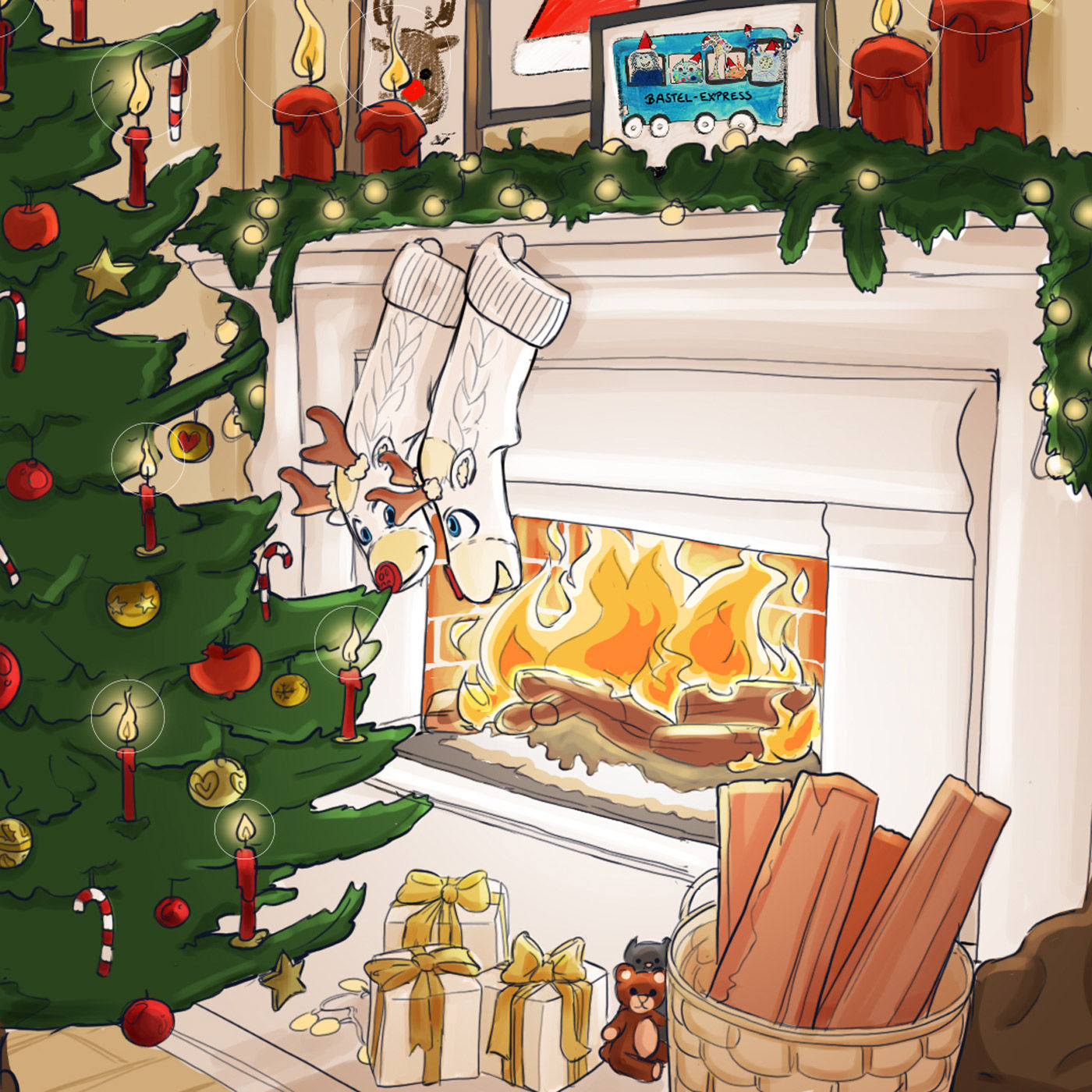 Im Weihnachts-Rentier-Land