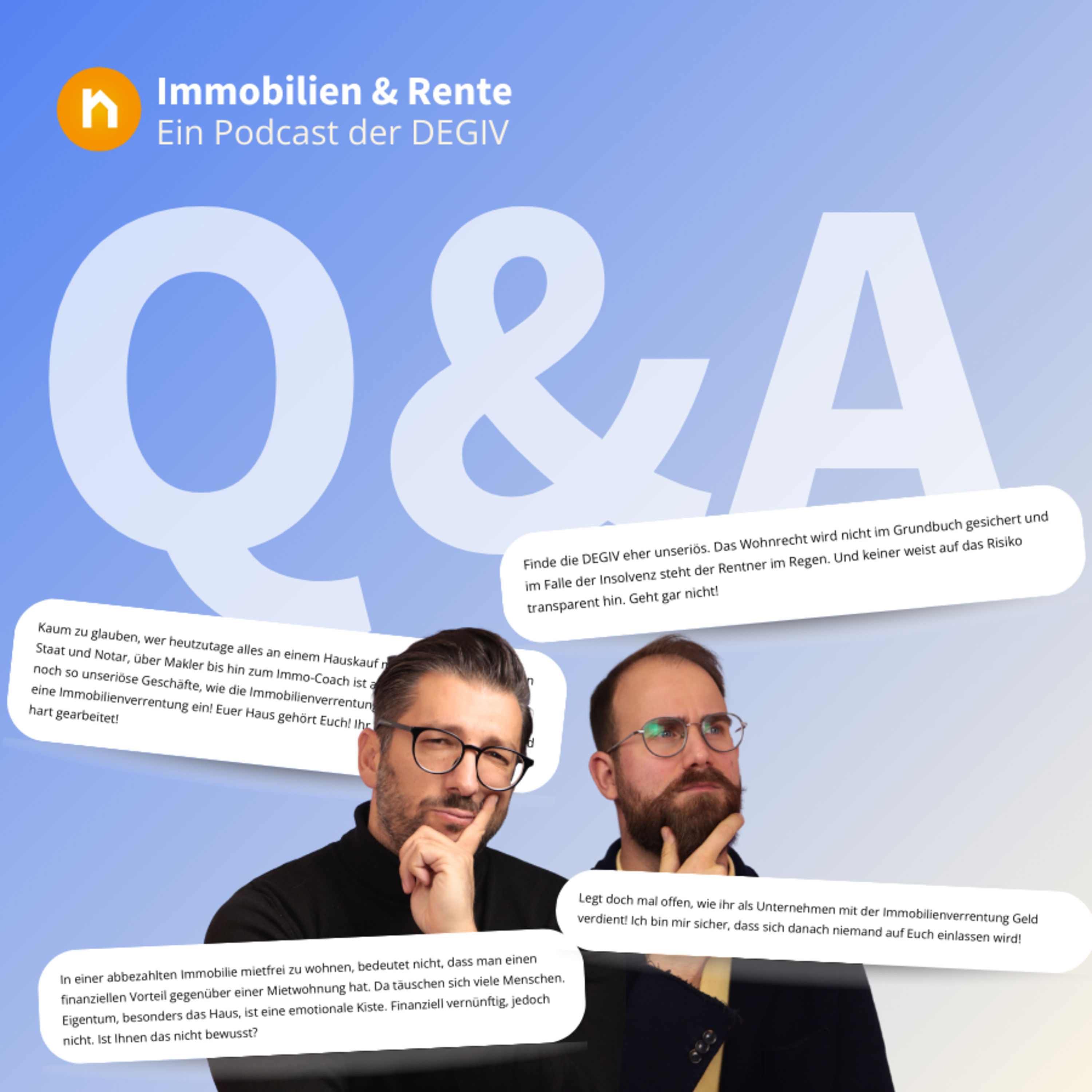Immobilien&Rente: Wir beantworten Ihre Kommentare / Fragen