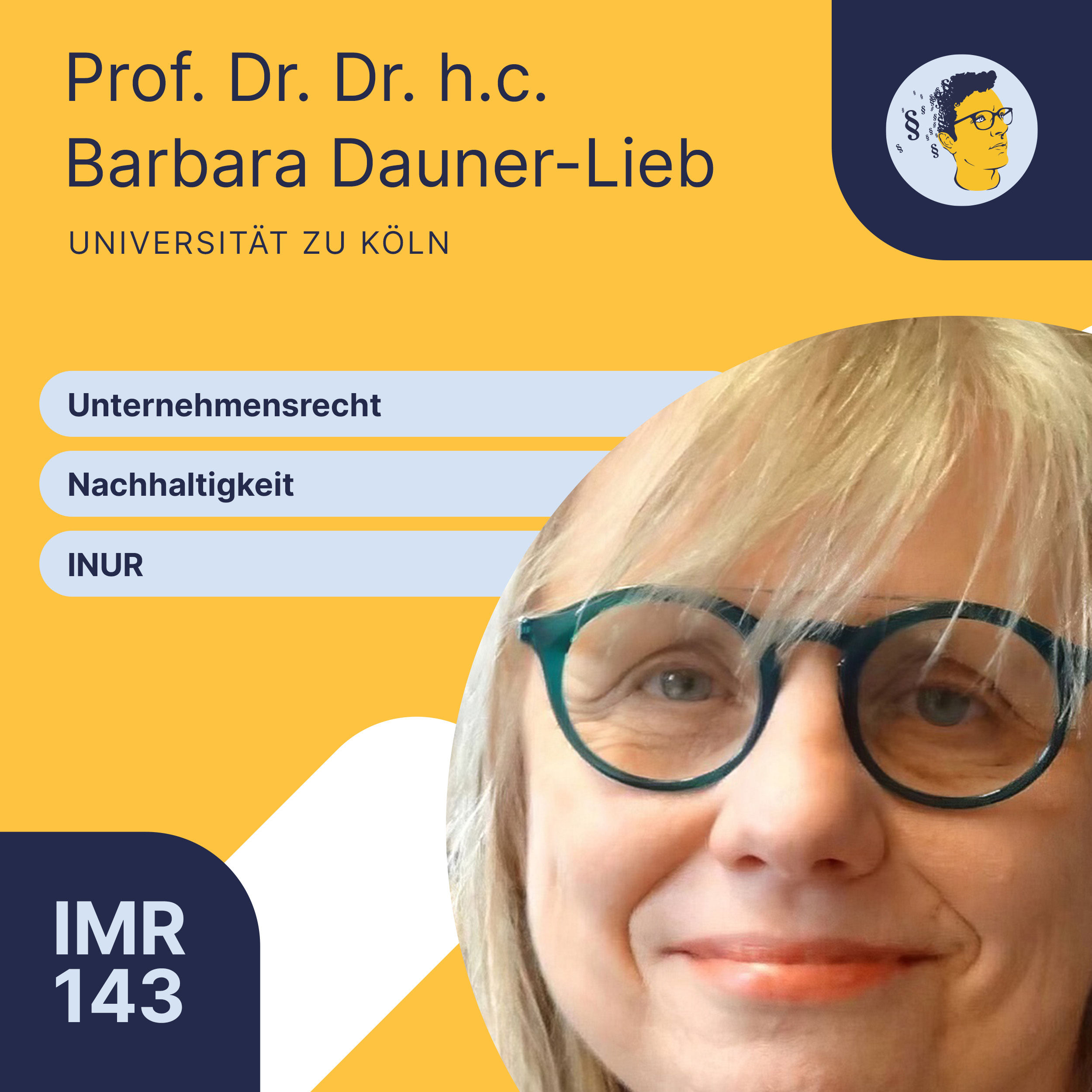 IMR143: INUR, Nachhaltigkeit, Unternehmensrecht, Reporting, ESG, Klimarecht | IMR Spezial