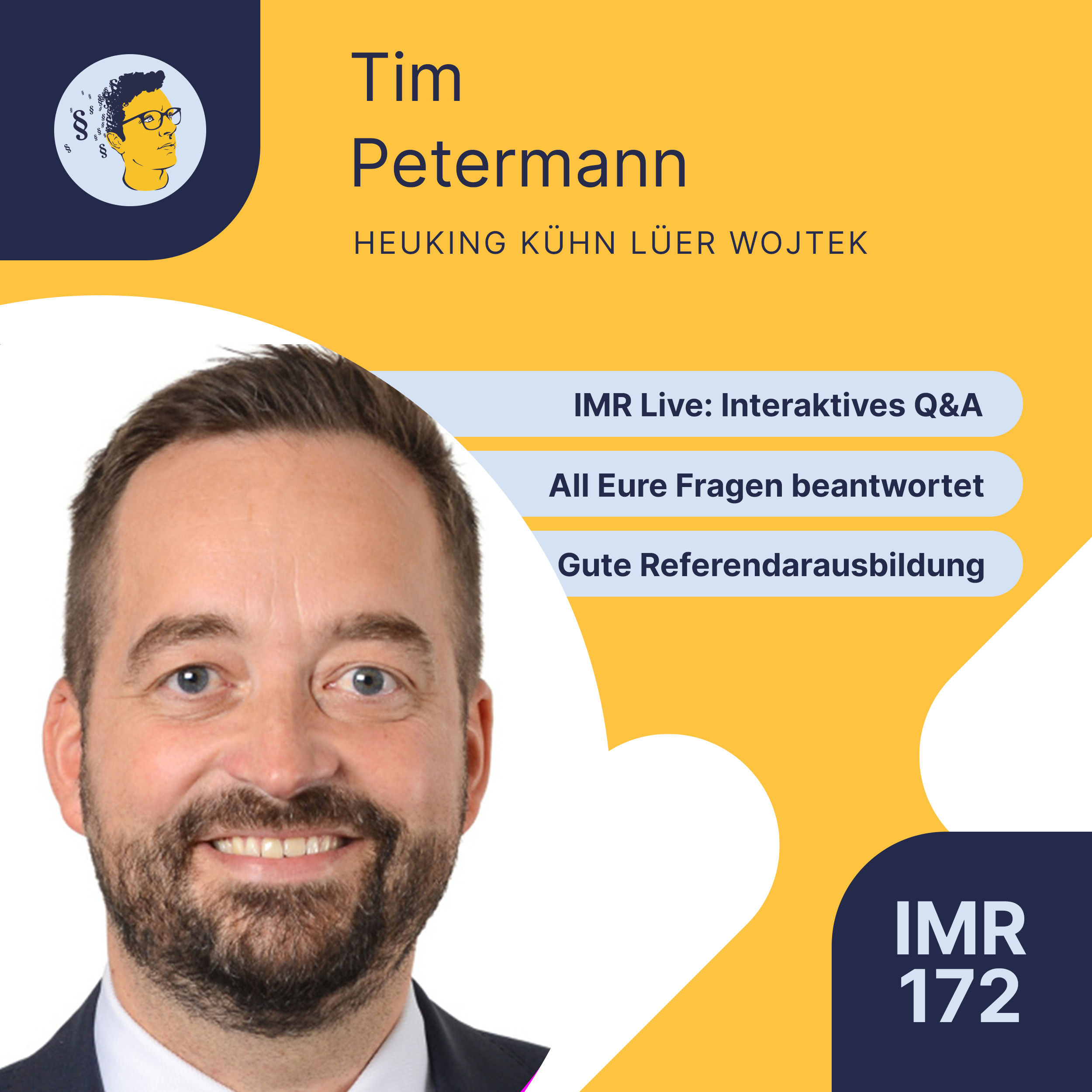 IMR172: IMR Live, Zuschauerfragen an Hamburger Heuking Partner, Faszination Anwaltsberuf, Gute Referendarausbildung