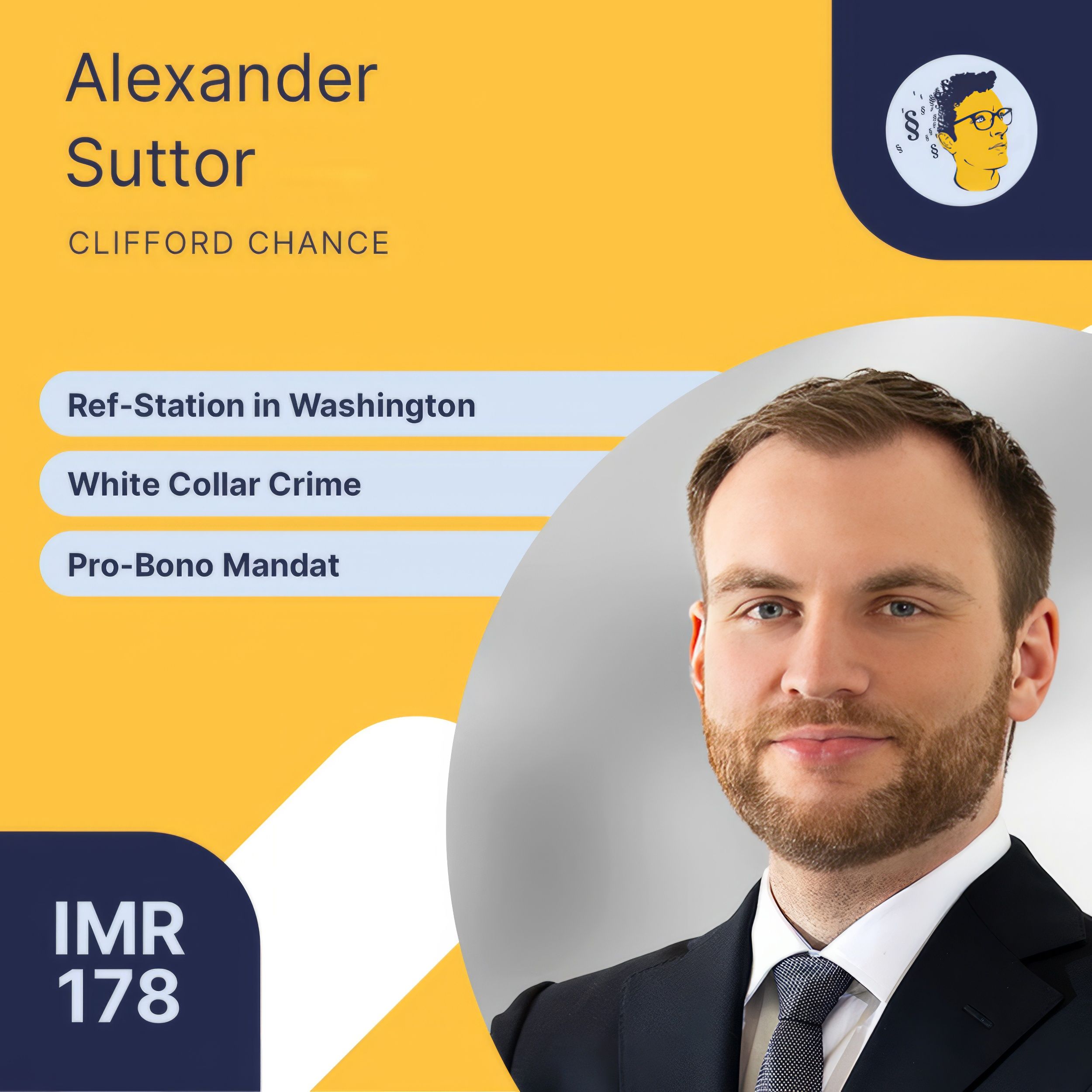 IMR178: Ref-Station in Washington, White Collar Crime, Pro-Bono Mandat Verbrechen gegen die Menschlichkeit